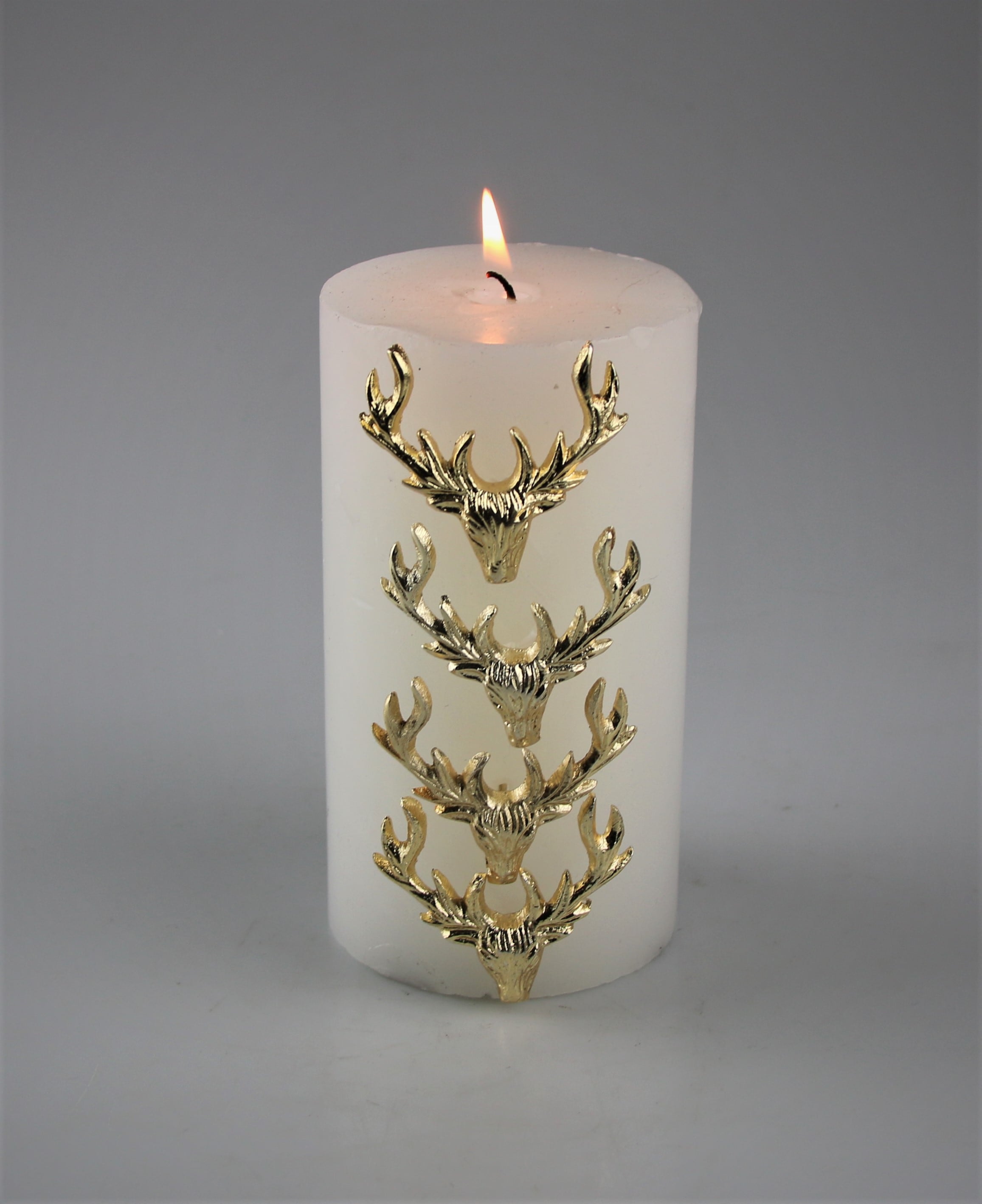 AM Design Dekoobjekt "Kerzenständer, aus Aluminium" 4er Box, Breite ca. 4 c günstig online kaufen