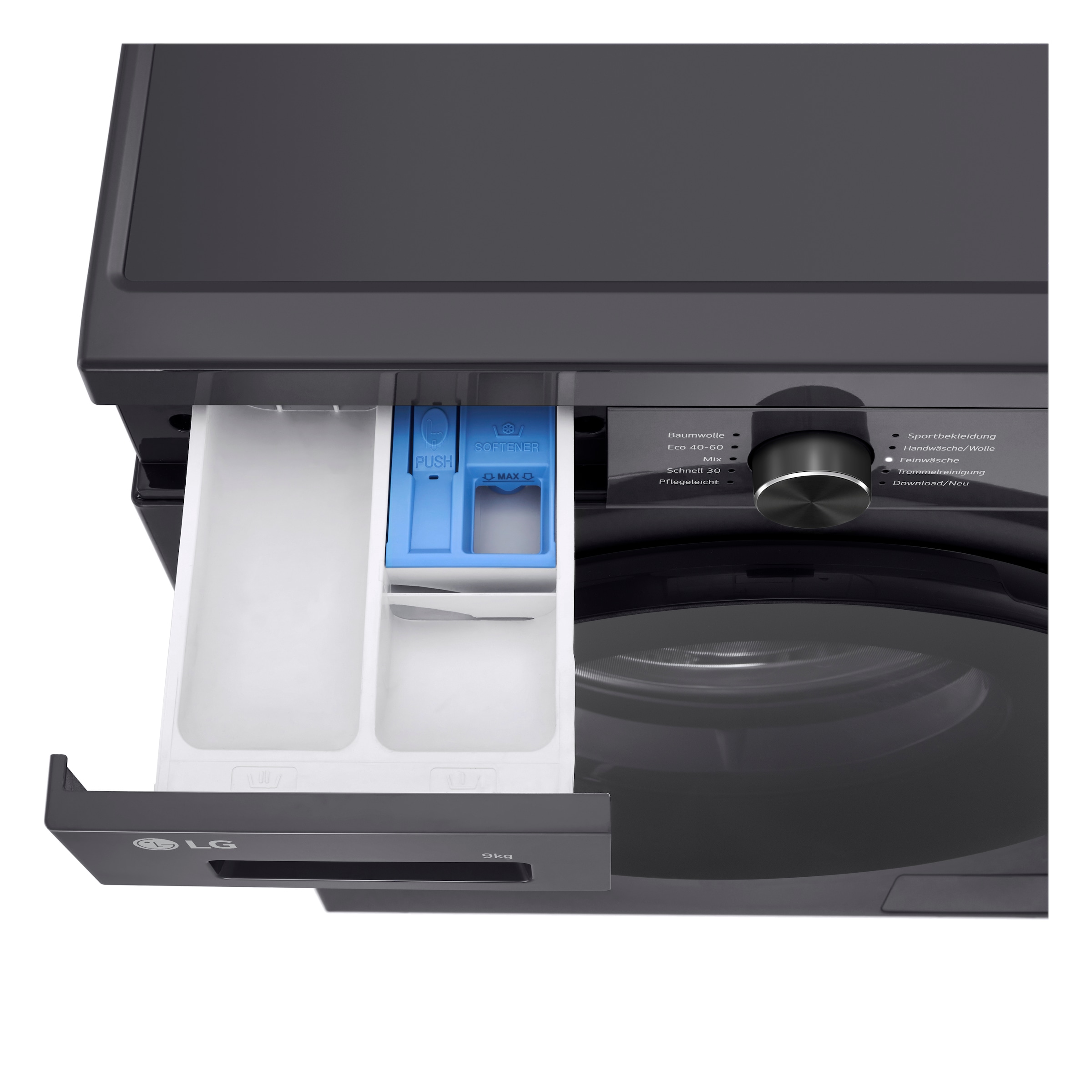 LG Waschmaschine VB »F4WB309YB« 9 kg 1400 U/min Freistehend mit Unterbaumöglichkeit