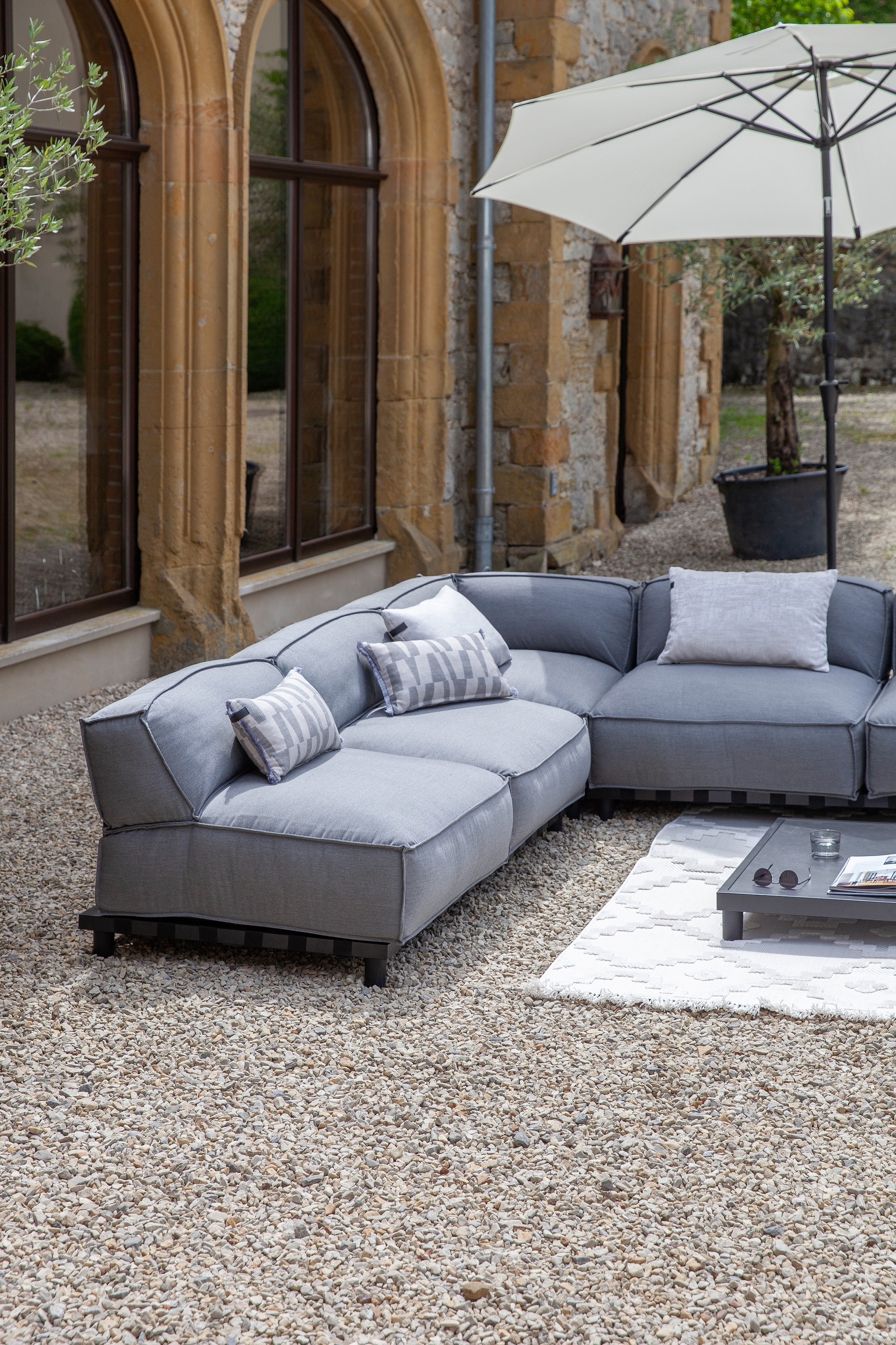 SCHÖNER WOHNEN-Kollektion Teppich »Summer 6352« rechteckig 6 mm Höhe In- und Outdoor geeignet, Hoch Tief Struktur, Robuster Teppich