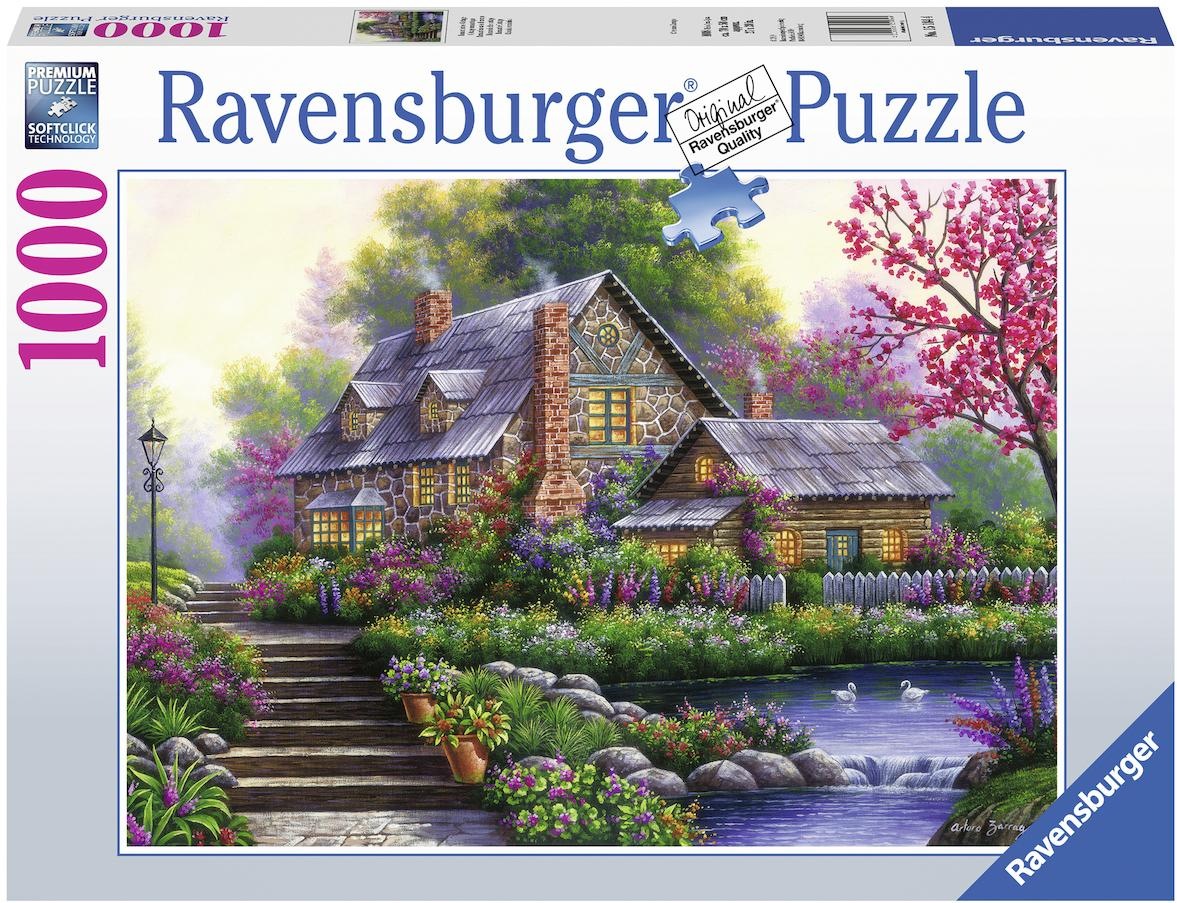 Puzzle »Romantisches Cottage«, Made in Germany, FSC® - schützt Wald - weltweit