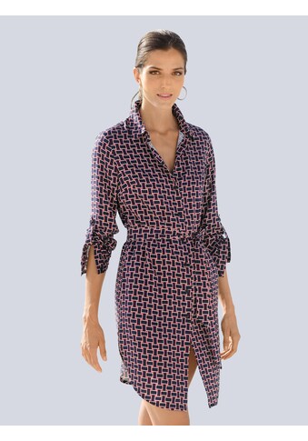 Alba Moda Hemdblusenkleid, mit grafischem Dessin kaufen