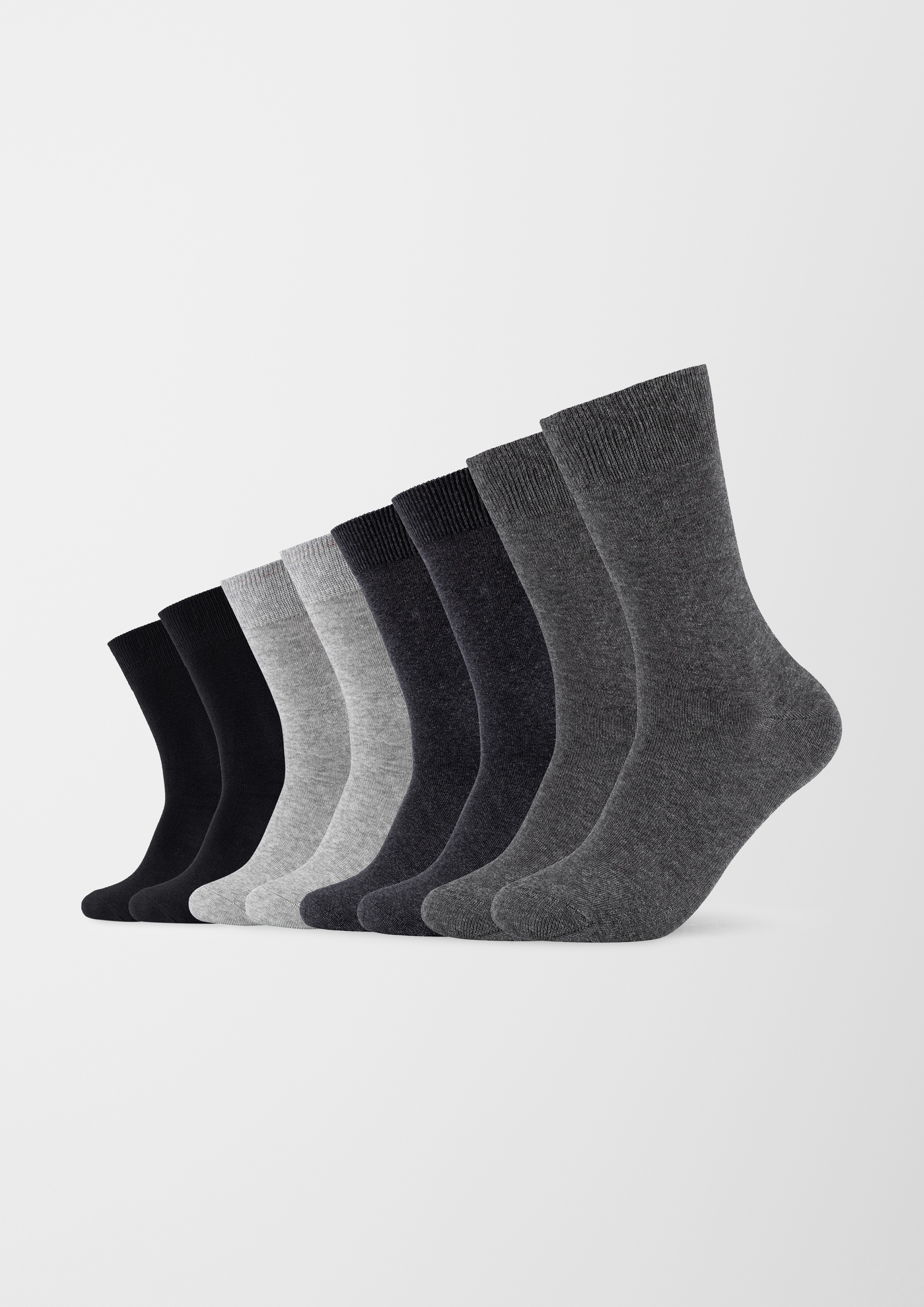 s.Oliver Socken "essentials" 8 Paar, 8 Stk. tlg. mit weichem Bund günstig online kaufen