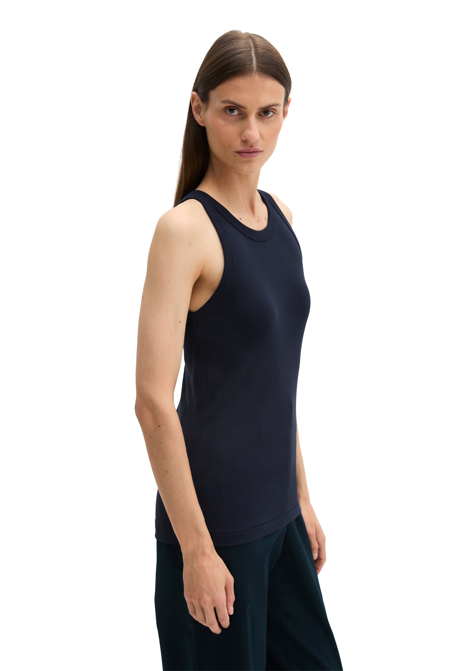 Marc OPolo T-Shirt "aus Rippjersey" günstig online kaufen