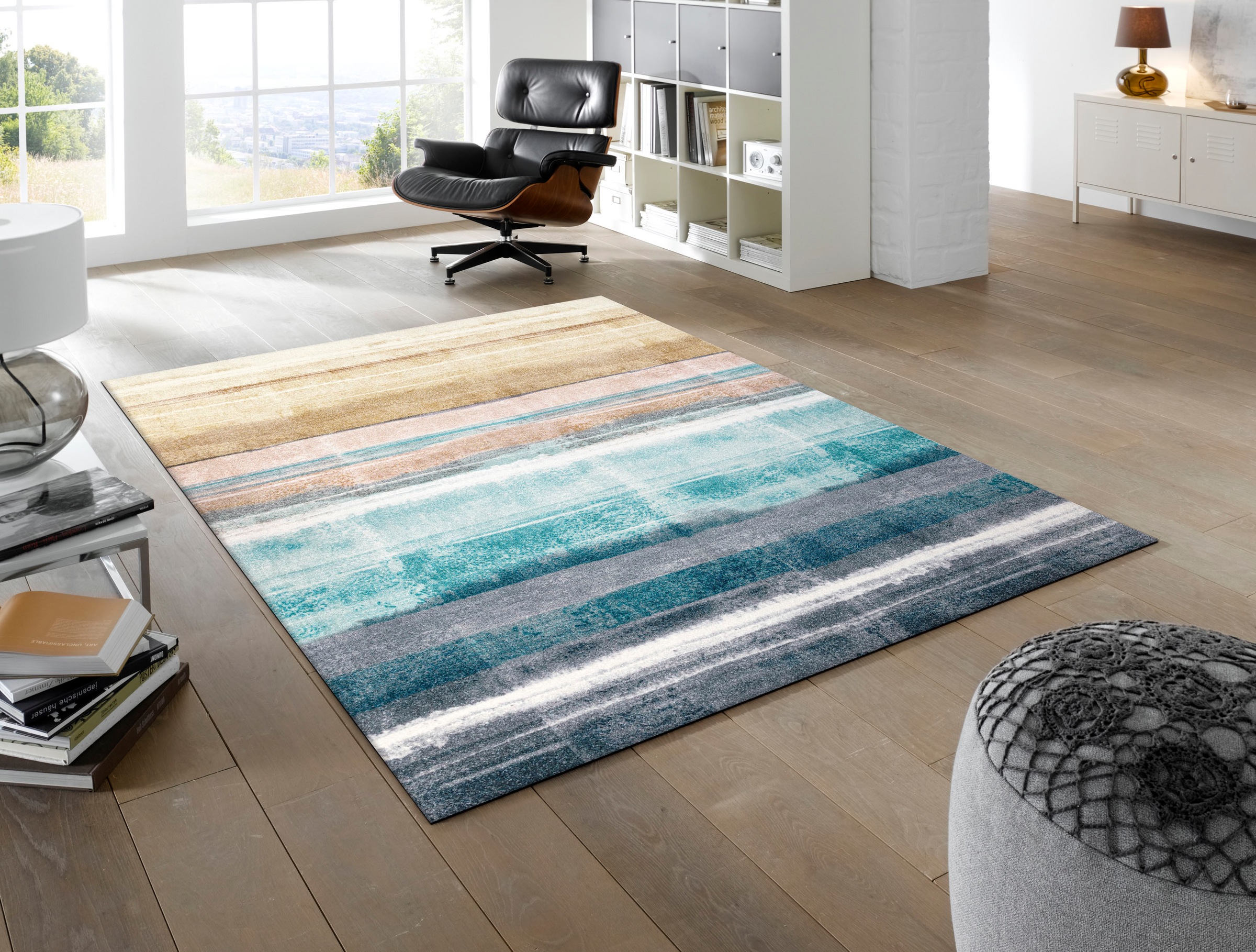 wash+dry by Kleen-Tex Teppich "Frerik" rechteckig 9 mm Höhe rutschhemmend, günstig online kaufen