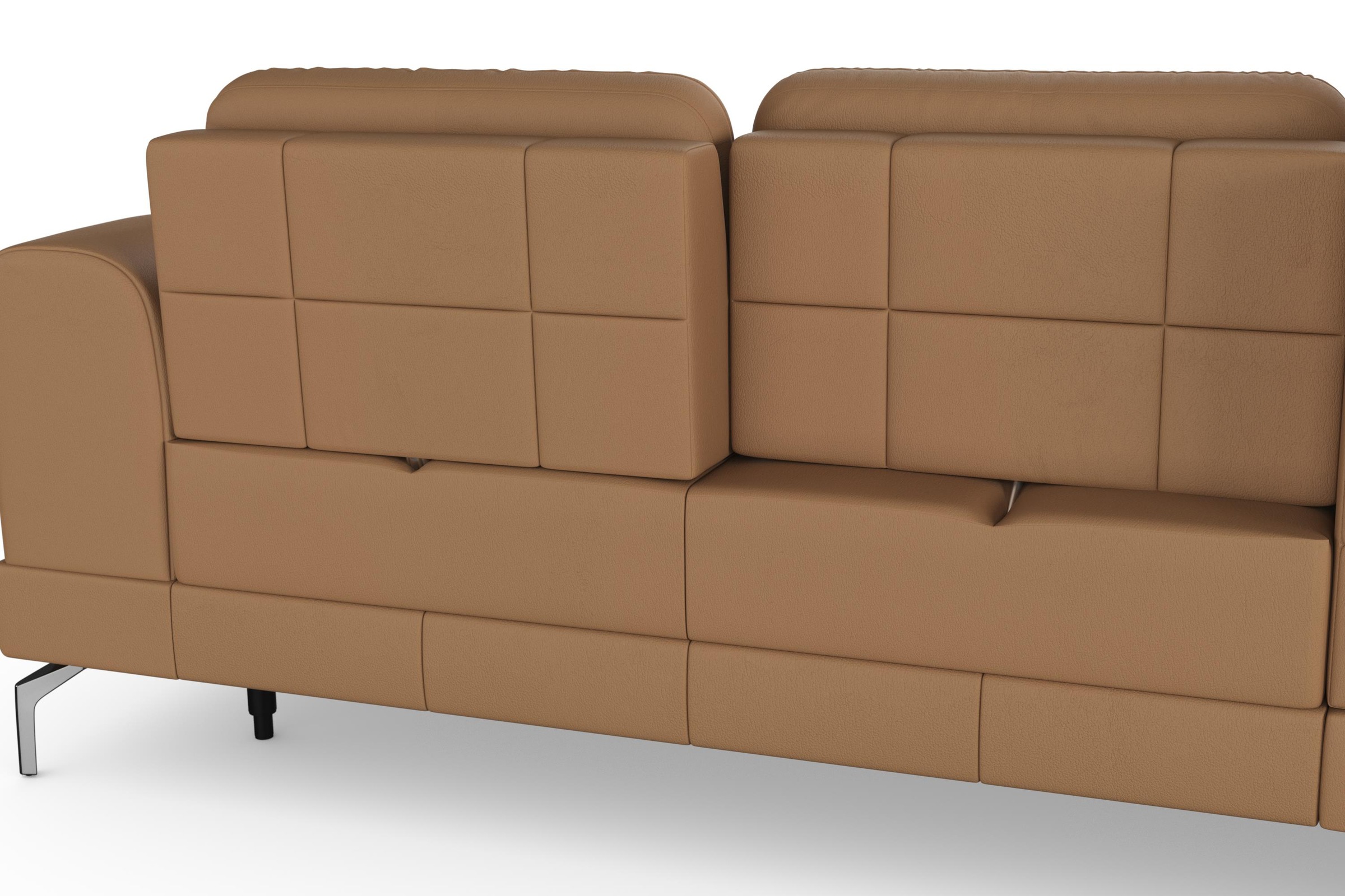 sit&more Ecksofa »Bendigo L-Form«, inklusive Sitztiefenverstellung, Bodenfreiheit 15 cm, 2 Fußfarben