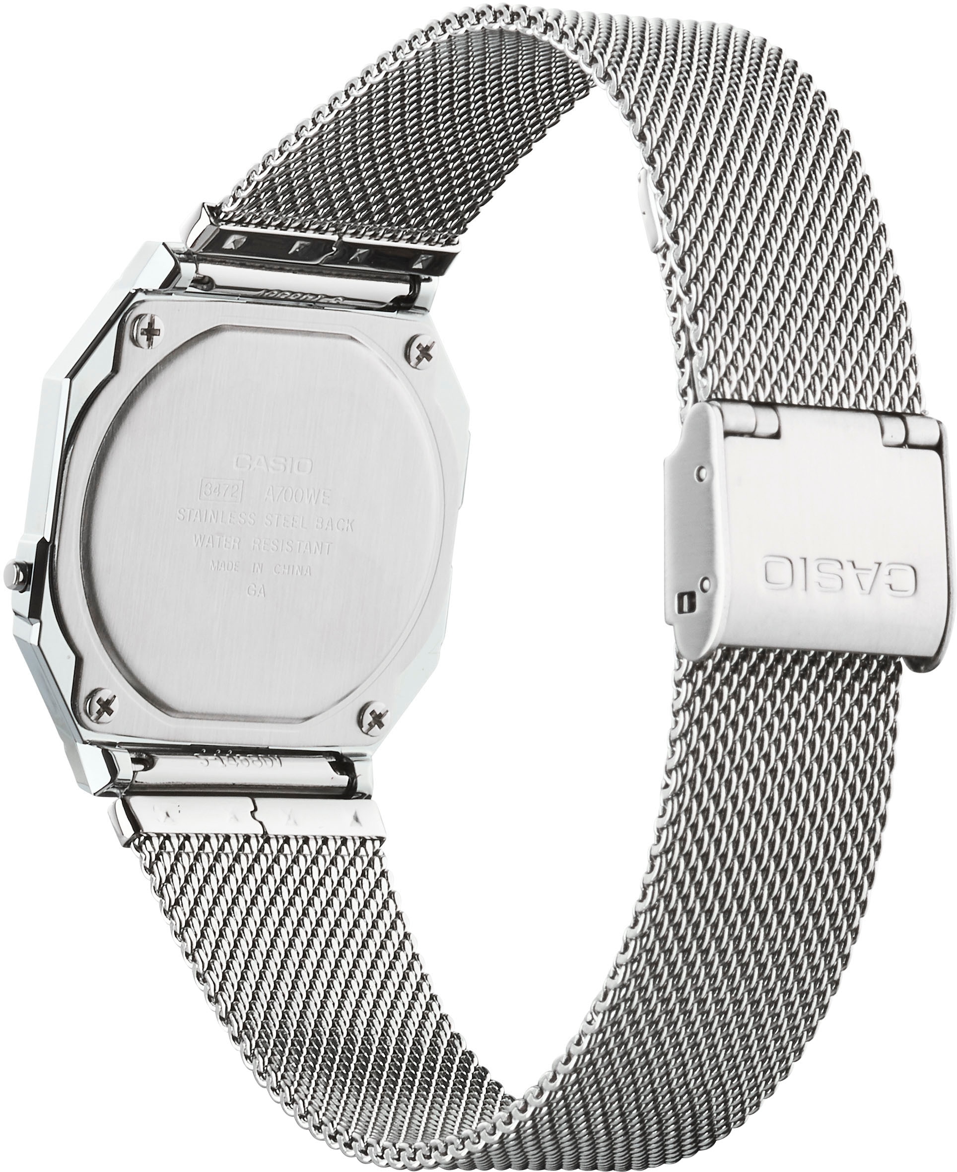 CASIO VINTAGE Chronograph, Quarzuhr, Armbanduhr,Damenuhr,Herrenuhr,Digitaluhr, Edelstahlarmband