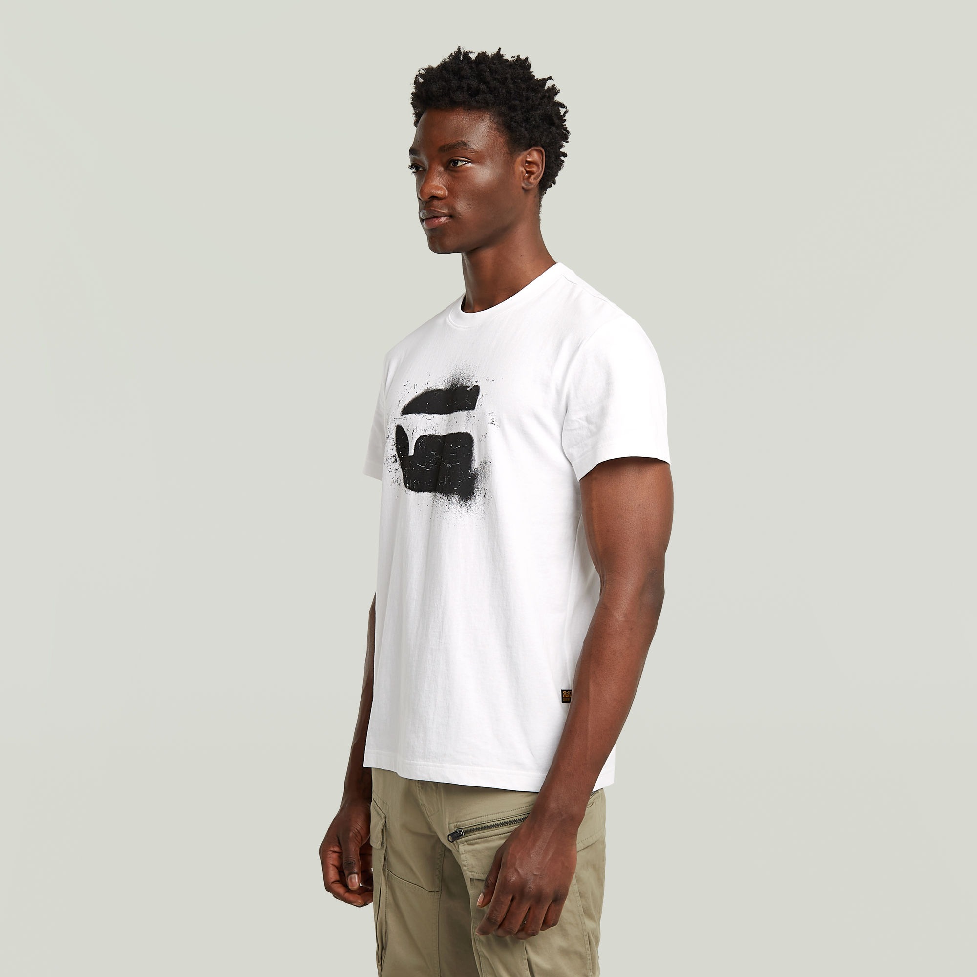 G-STAR T-Shirt "Spray G Logo" mit Rundhals günstig online kaufen