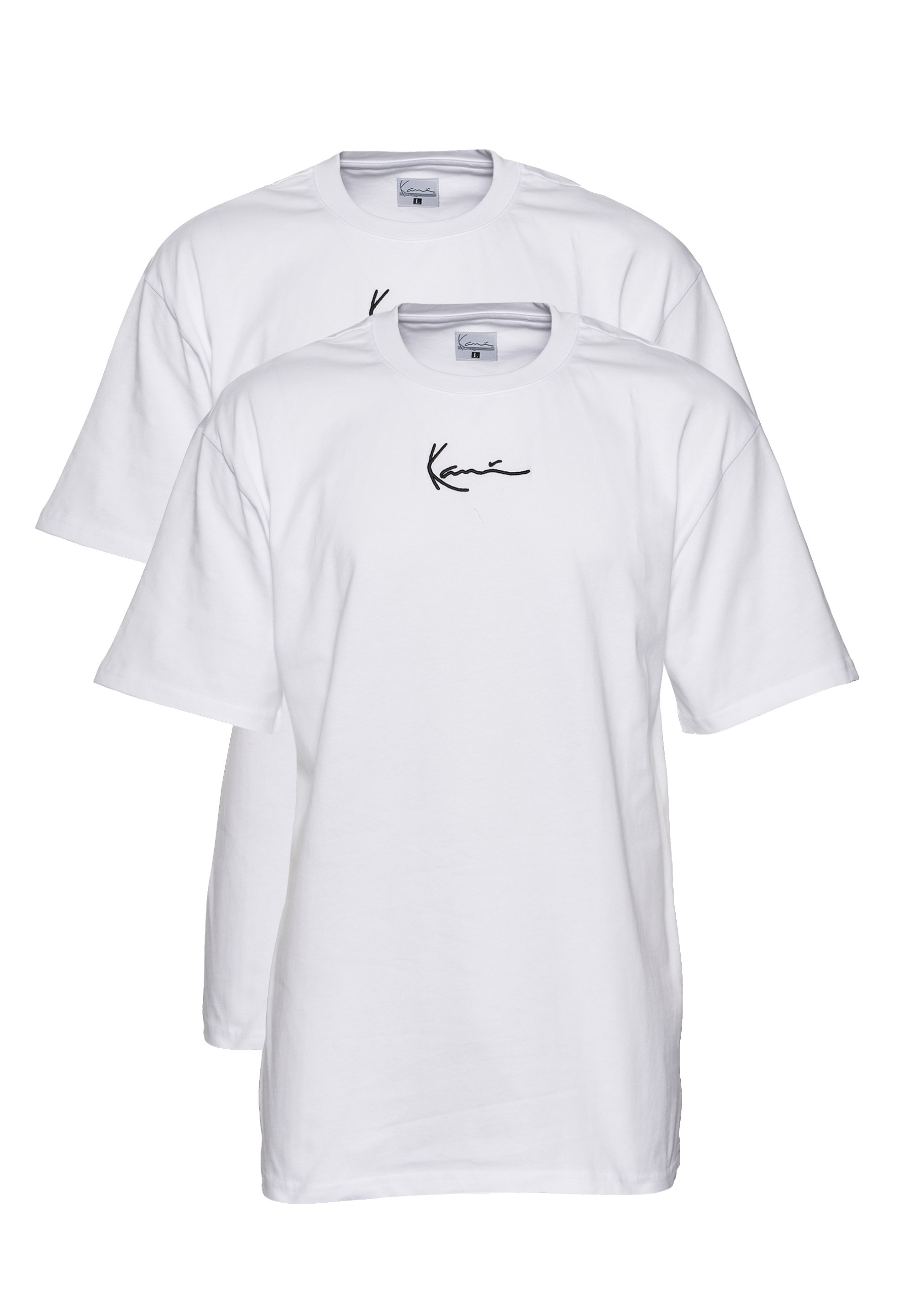 Karl Kani T-Shirt "Karl Kani Herren Small Signature 2-Pack Essential Tee" 1 Stk.