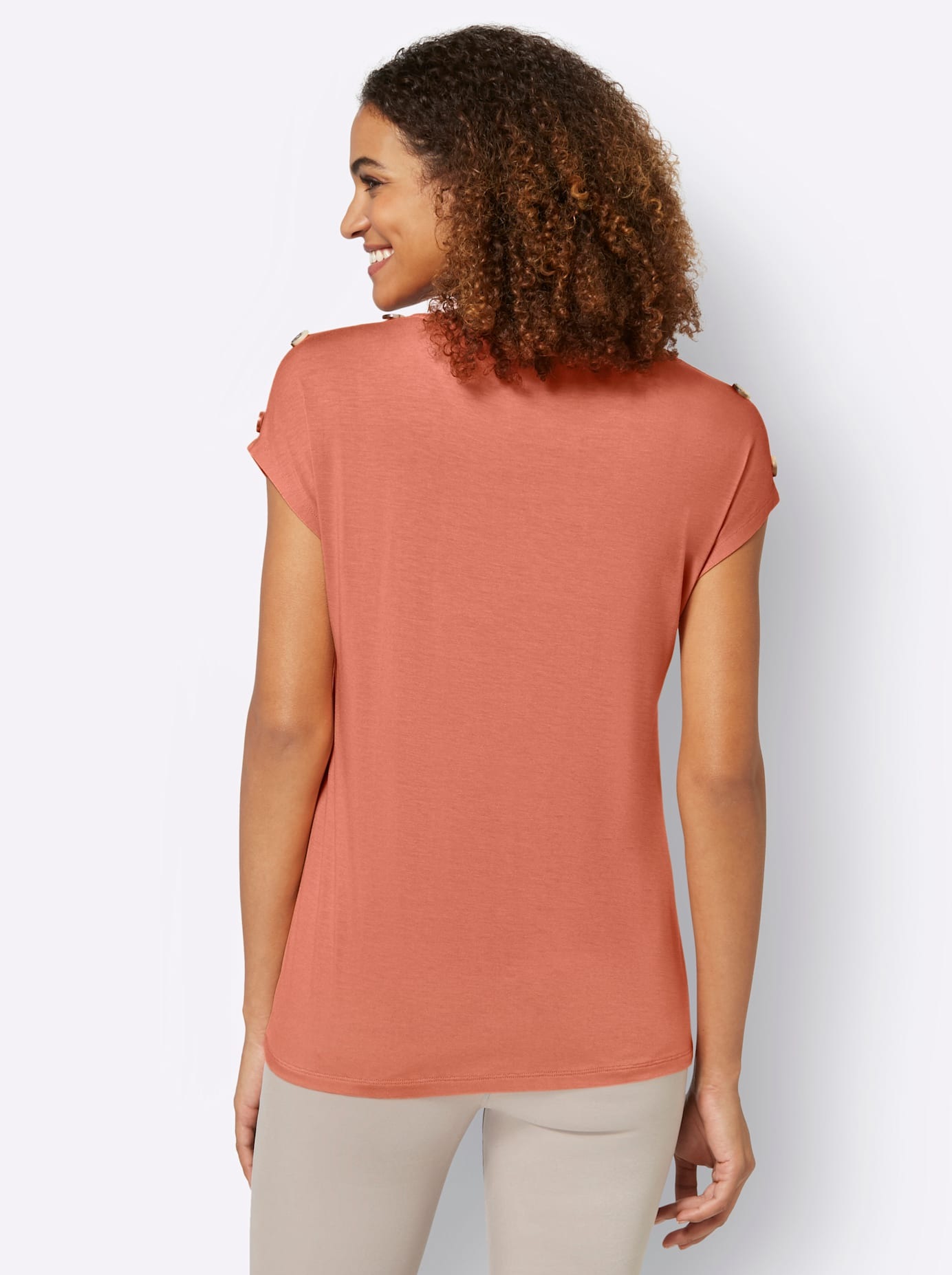 Casual Looks Kurzarmshirt »Shirt«, (1 tlg.)