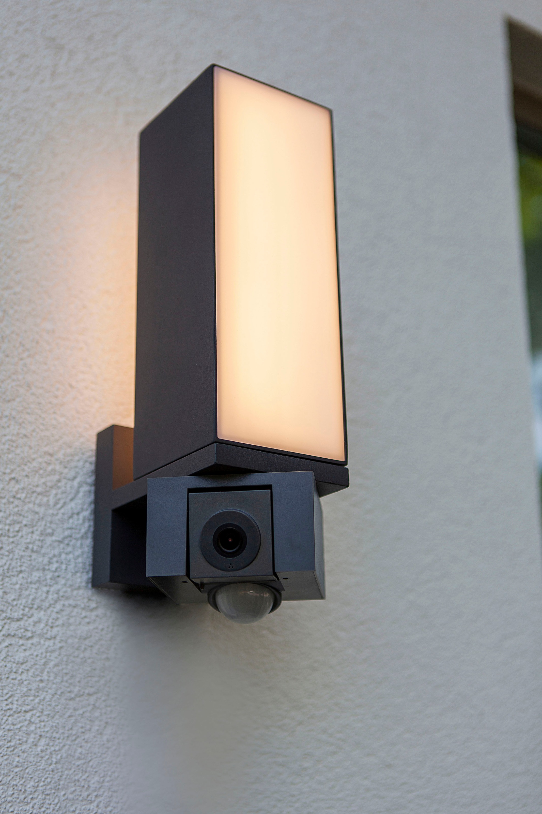 LUTEC Smarte LED-Leuchte »CUBA«, Smart-Home Kameraleuchte | BAUR