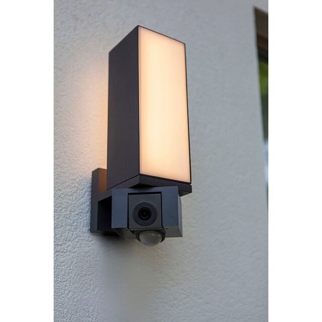 LUTEC Smarte LED-Leuchte »CUBA«, Smart-Home Kameraleuchte | BAUR