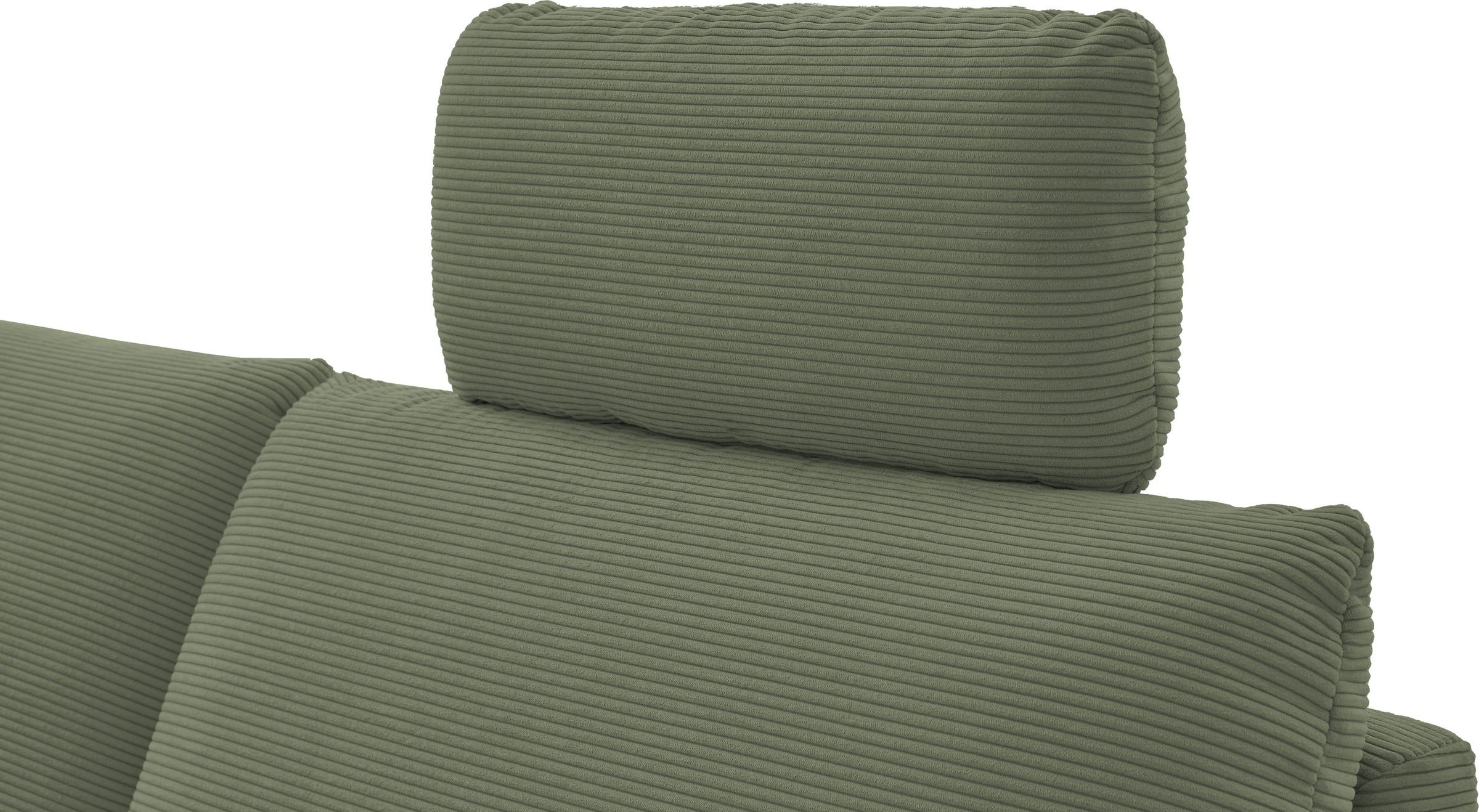 Places of Style Ecksofa »Sarsina: mit Tonnentaschen-Federkern, perfekt zum Entspannen L-Form«, inklusive 1 motorischen Relaxfunktion mit Herz-Waage-Beschlag