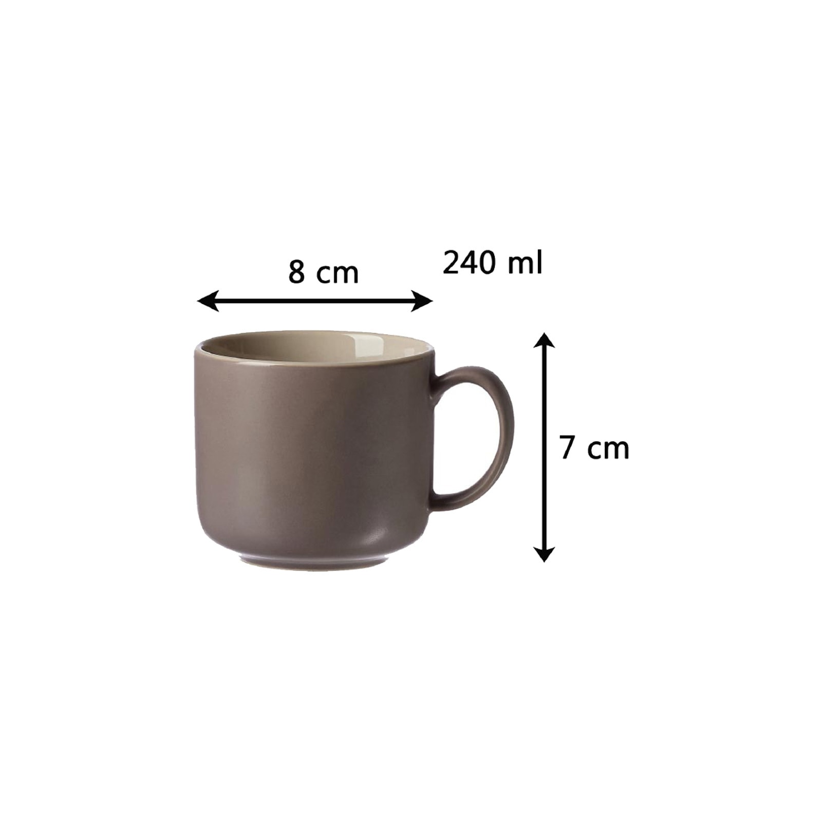 Ritzenhoff & Breker Geschirr-Set »Frühstücksservice Jasper 20er Set mint-taupe« Spülmaschinengeeignet
