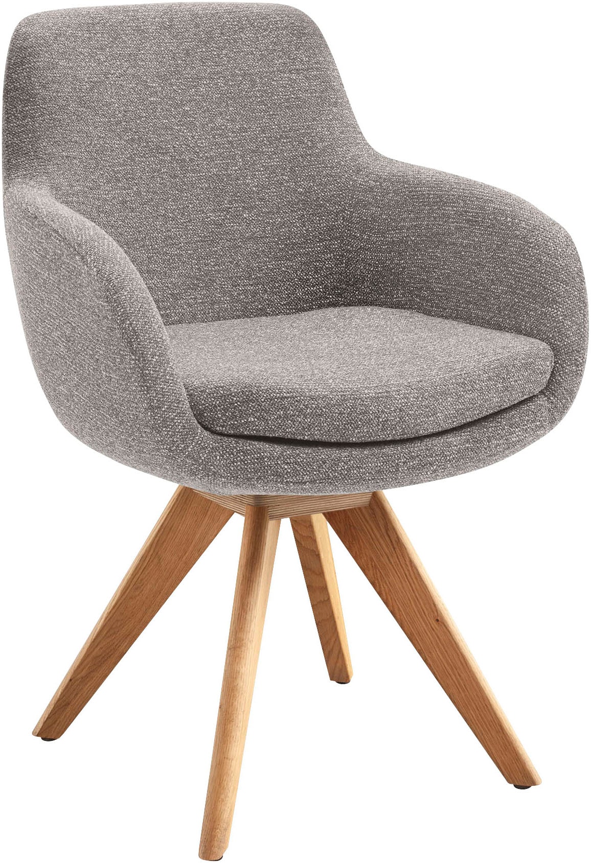 Musterring Esszimmerstuhl "Tavia", (Set), 2 St., Chenille, Stativgestell Ei günstig online kaufen