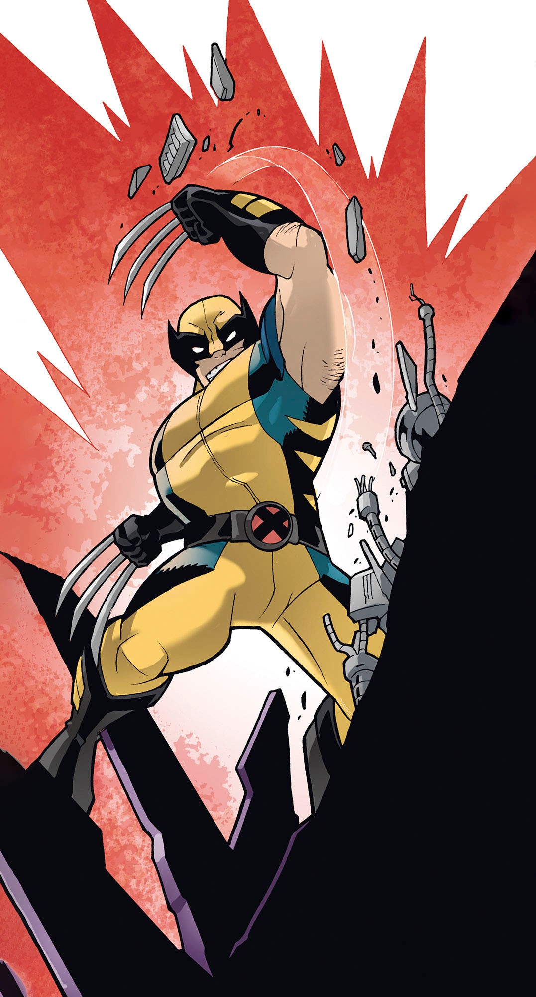 Komar Leinwandbild "X-Men Wolverine Slit - Größe 30 x 60 cm", Disney, (1 St günstig online kaufen