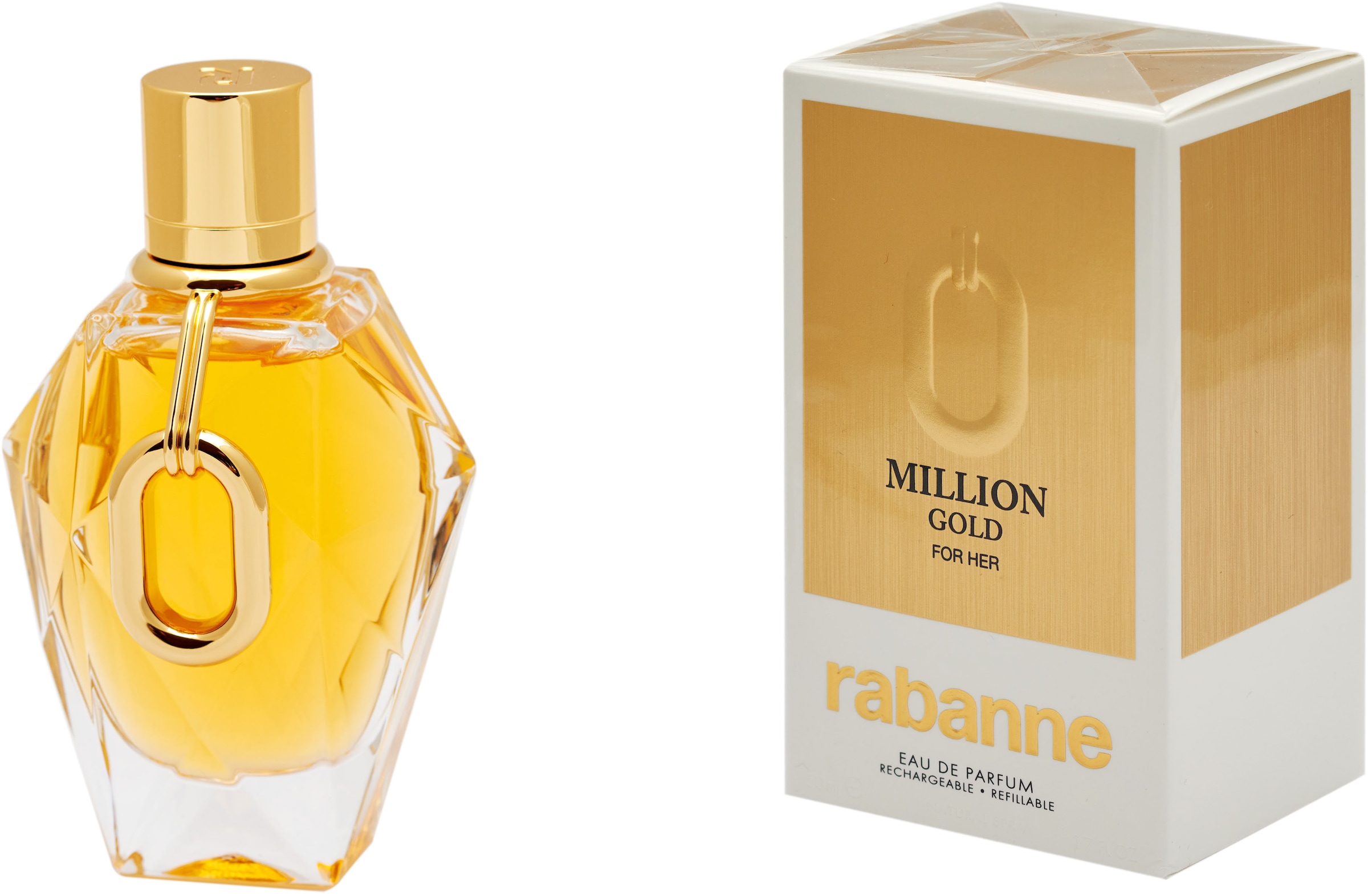 Eau de Parfum »Rabanne Million Gold Intense for Her«, Luxuriöser Duft mit blumigen und...