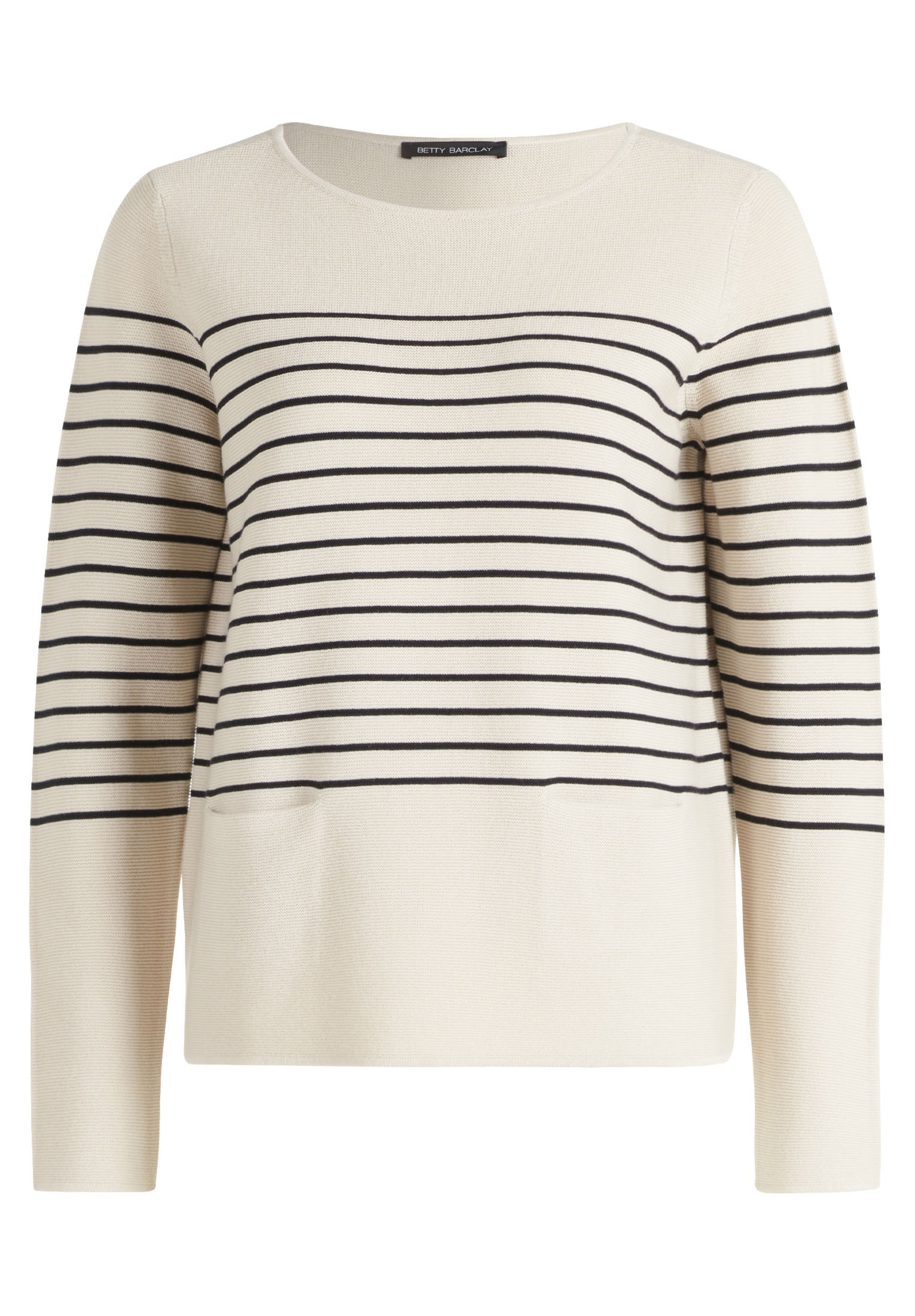 Betty Barclay Strickpullover »Betty Barclay Feinstrickpullover mit Eingrifftaschen«, (1 tlg.), Struktur