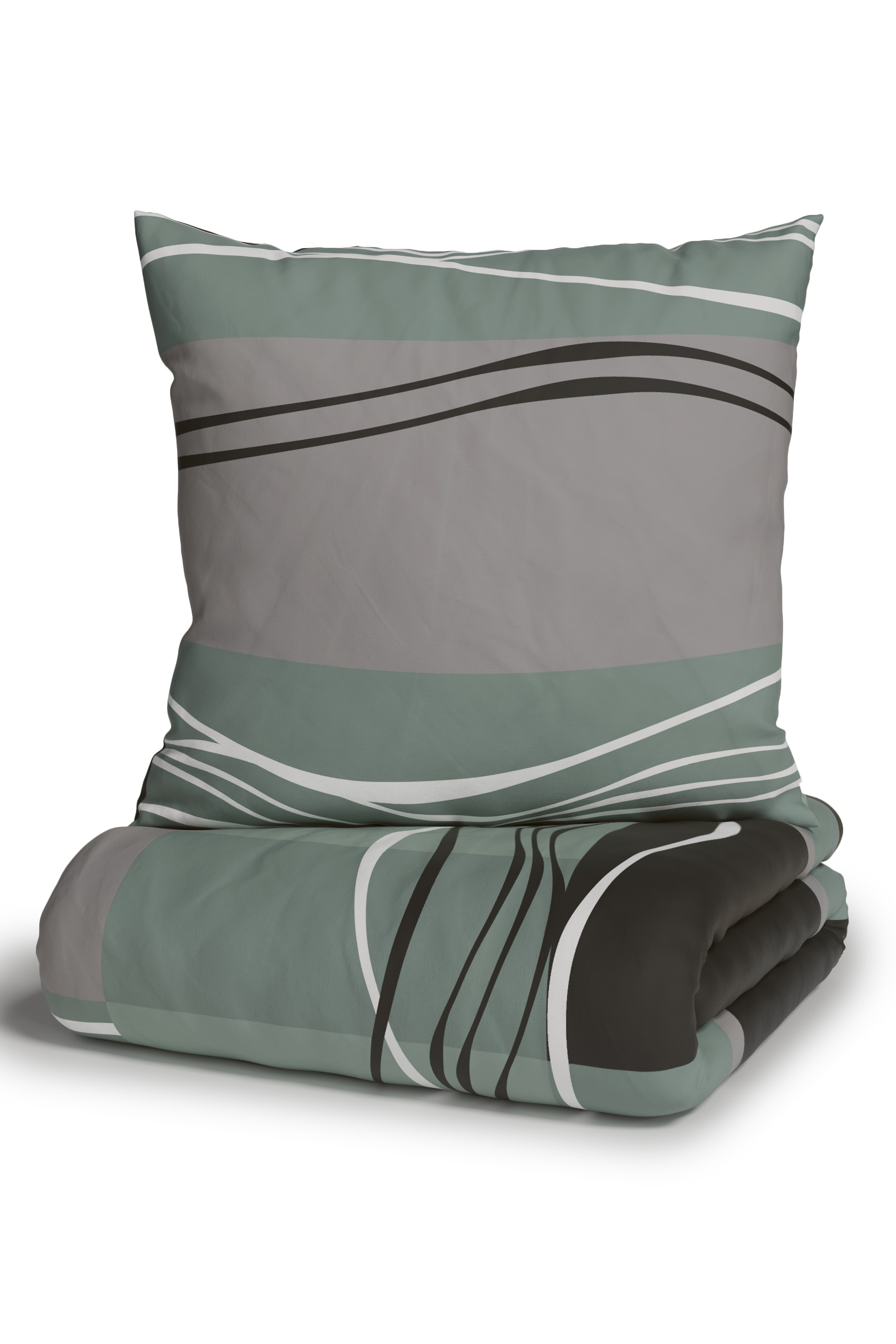 my home Bettwäsche "Kelian" 2 Stk. tlg. in verschiedenen Qualitäten, gemust günstig online kaufen