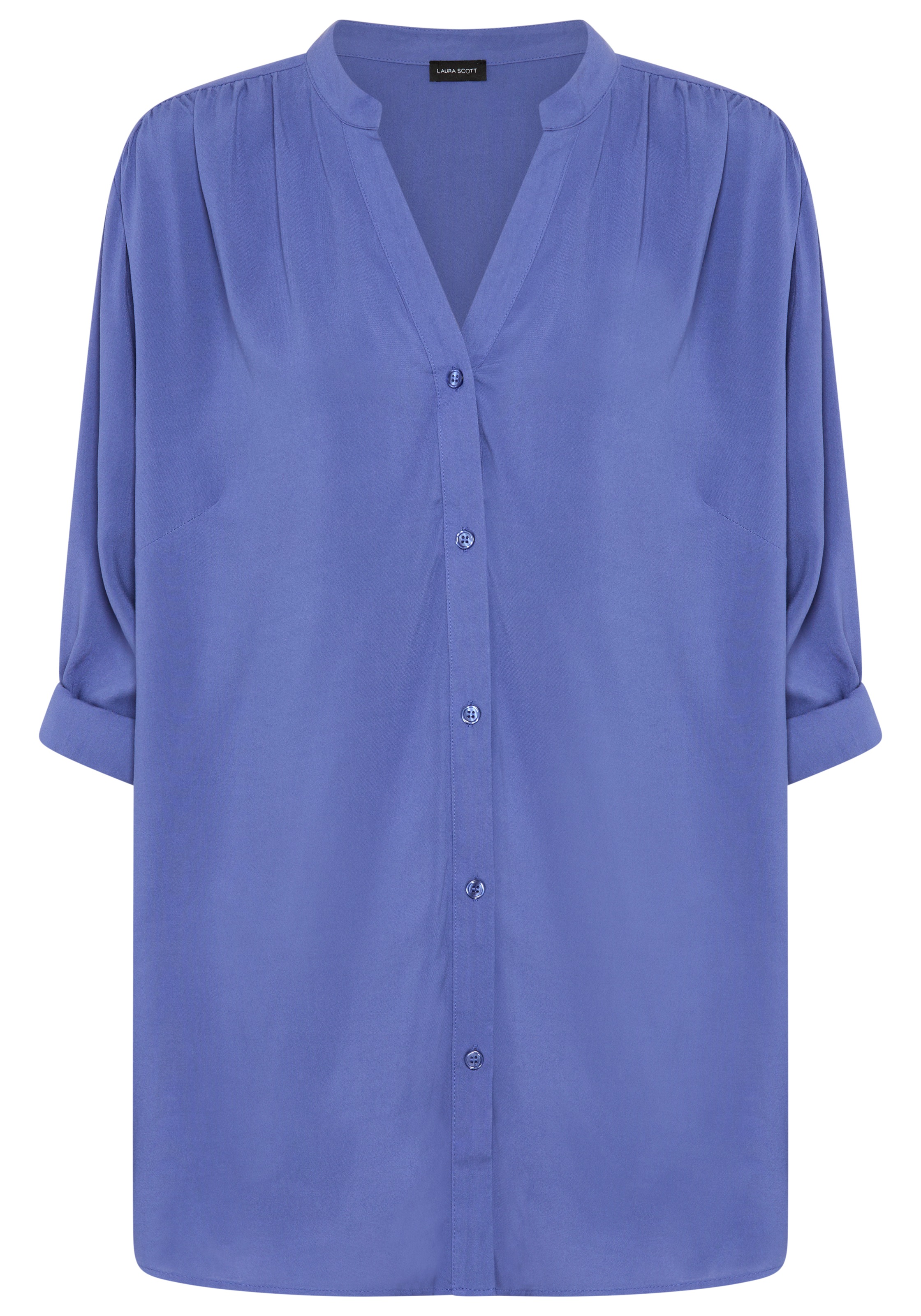 Laura Scott CURVE Longbluse im Tunika Stil aus weicher Viskose - GROSSE GRÖSSE