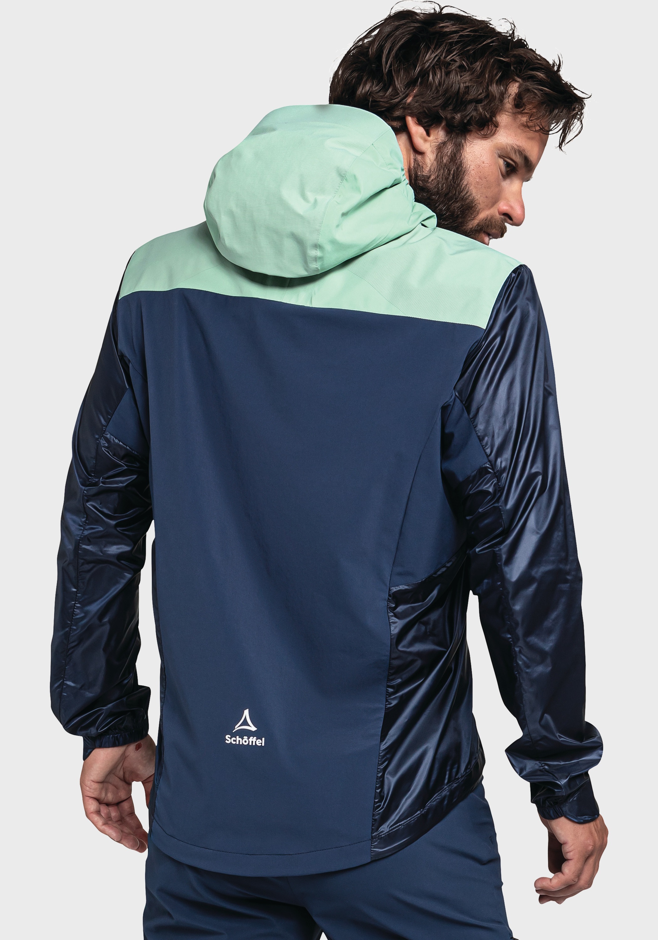 Schöffel Outdoorjacke »Hybrid Jkt Flow Trail M«, mit Kapuze