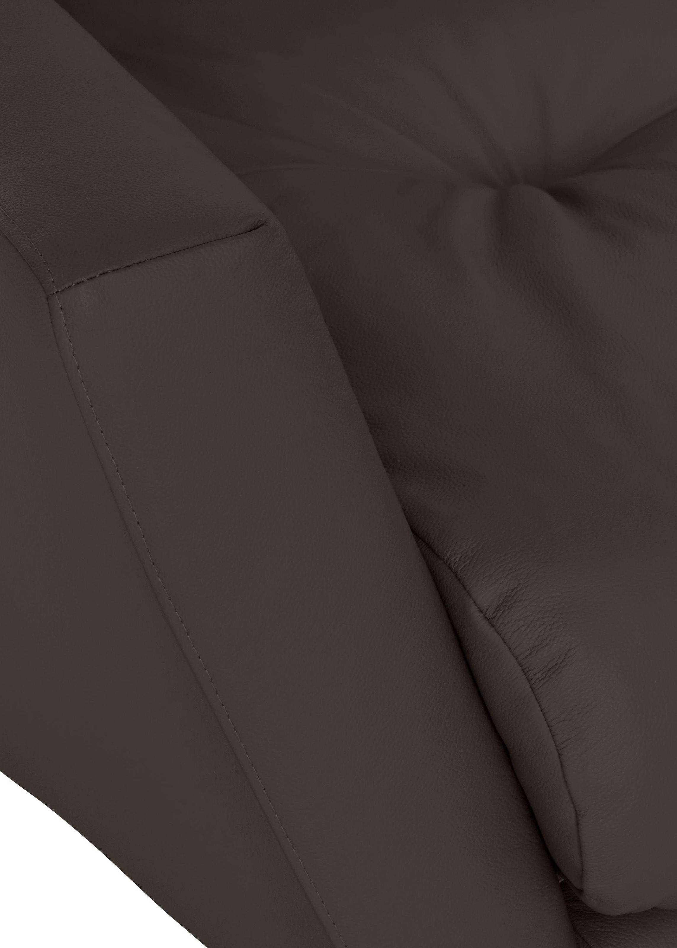 W.SCHILLIG Big-Sofa »softy«, mit dekorativer Heftung im Sitz, Füße schwarz pulverbeschichtet