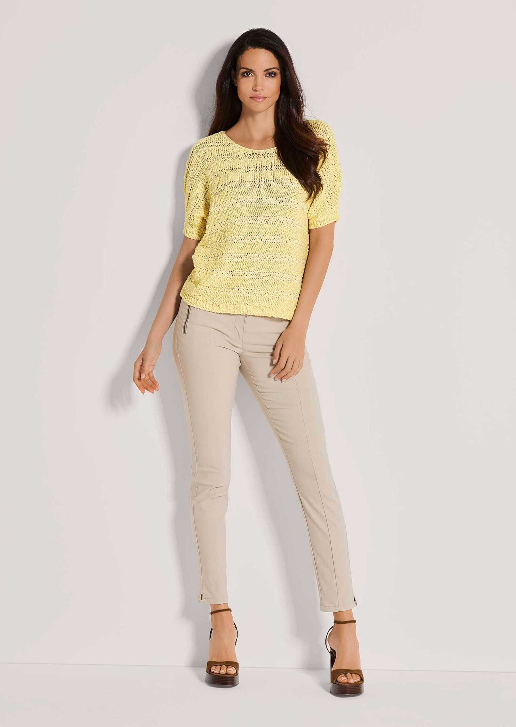 Thumbnail - MADELEINE Longpullover "Pullover Bändchen-Pullover mit Glanz-Effekt"