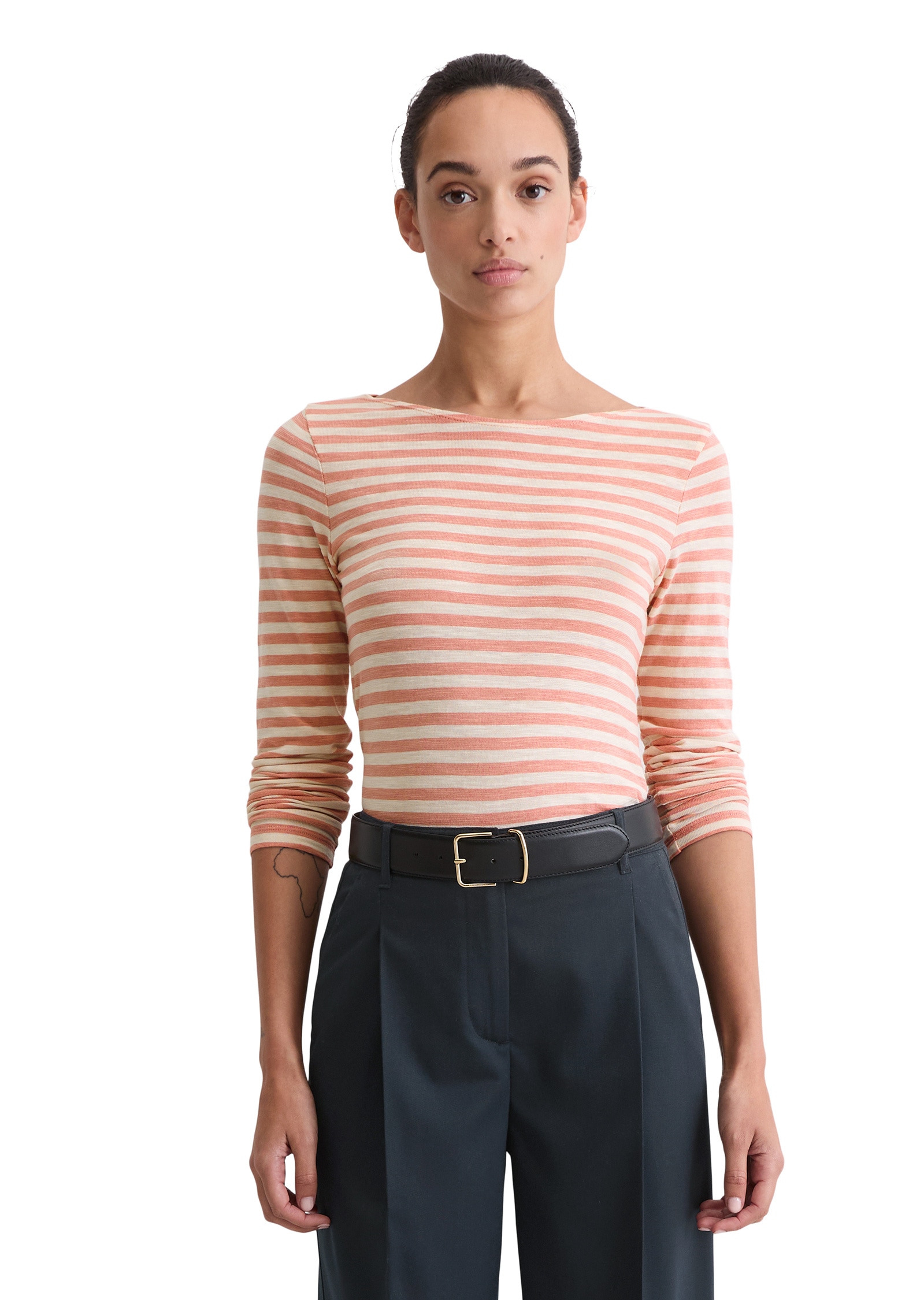 Marc OPolo Langarmshirt "aus Organic Cotton Slub Jersey" günstig online kaufen