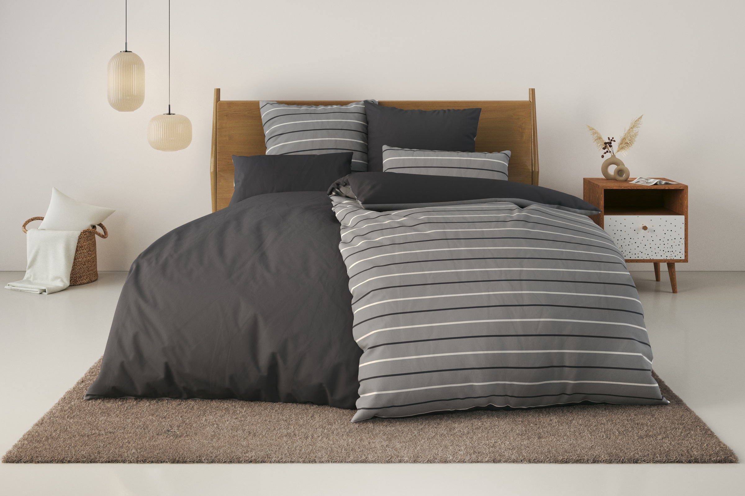 Bruno Banani Bettwäsche »Dana«, in Gr. 135x200 oder 155x220 cm, 100% Baumwolle, Renforcé