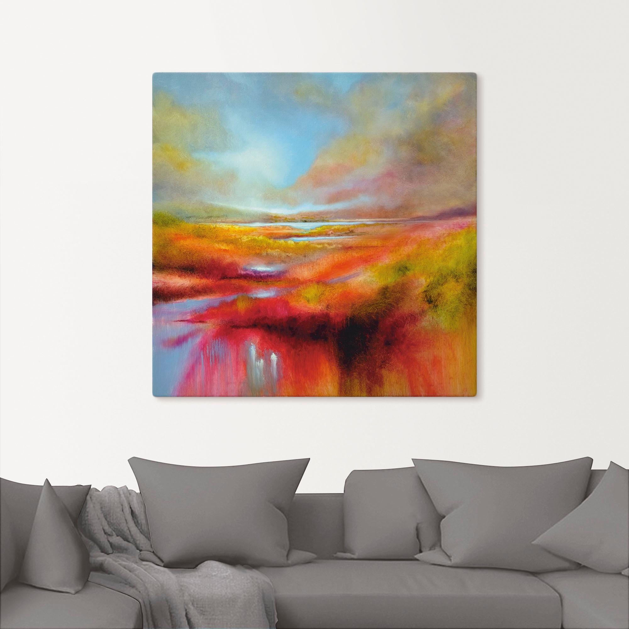 Artland Wandbild »Ein perfekter Tag«, Berge, (1 St.), als Alubild, Leinwandbild, Wandaufkleber oder Poster in versch. Größen