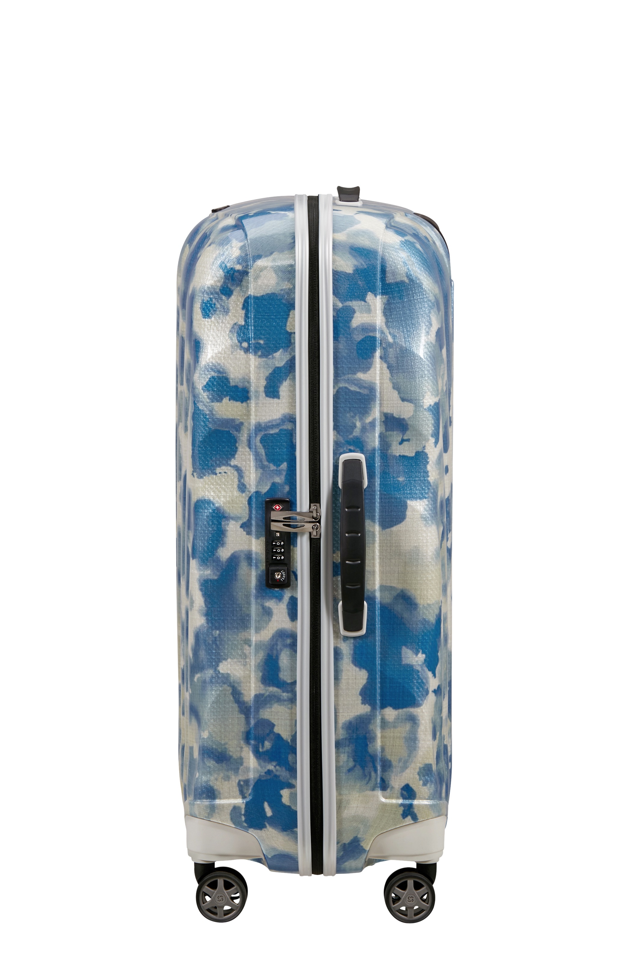 Samsonite Hartschalen-Trolley »SPINNER« 94 l Farbedition "Drifted Clouds", Curv-Material, mind. 95% recyceltes PET
