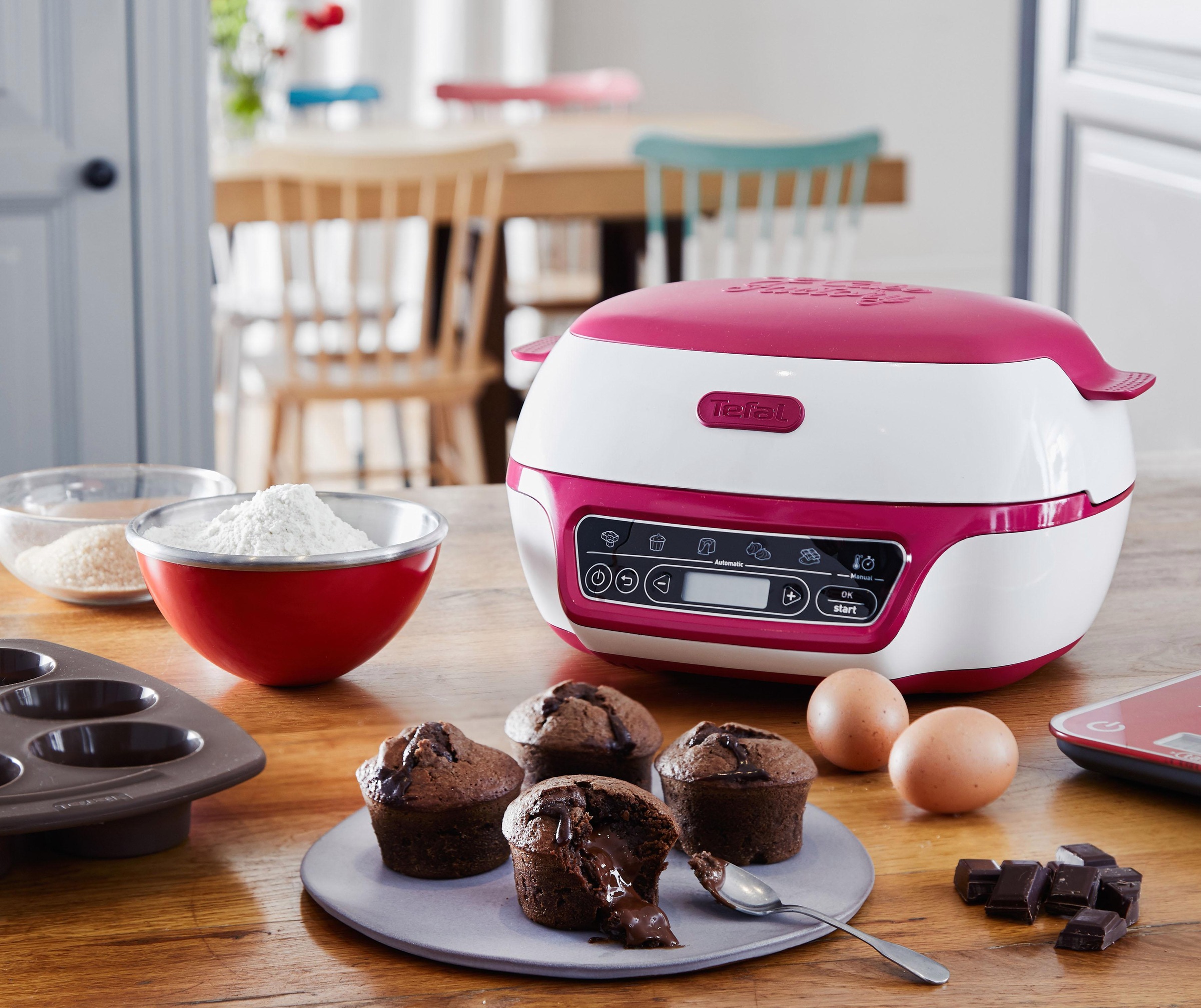 Купить Tefal Kuchenbackautomat Mini-Ofen KD8018 Cake Factory, 5 Programme,  на Аукцион DE из Германии с доставкой в Россию, Украину, Казахстан