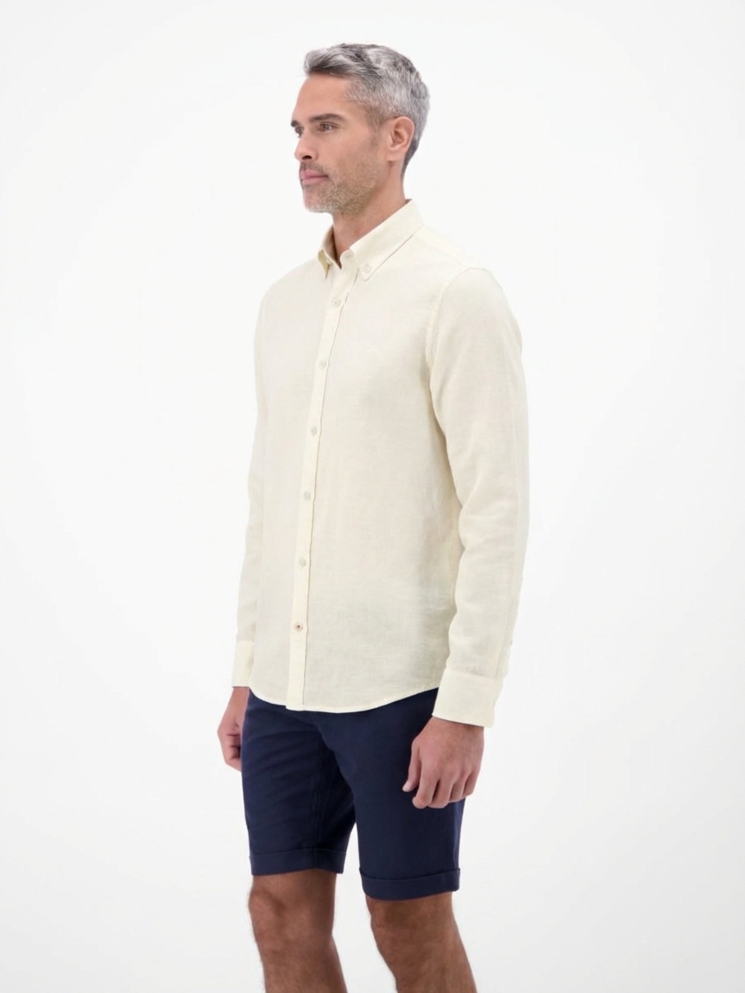 LERROS LKZ10405 Long Sleeve Shirt Broken White 2