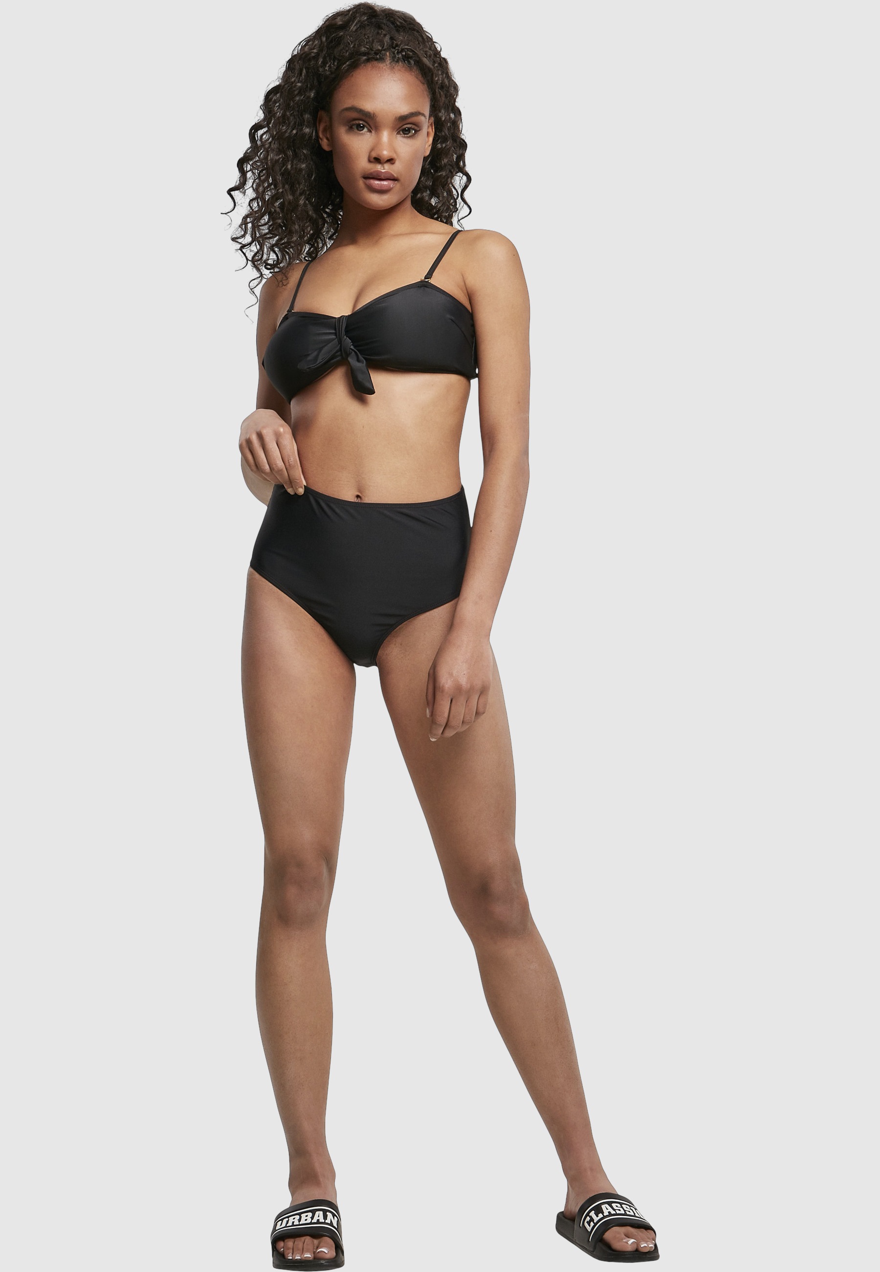 URBAN CLASSICS Bügel-Bikini »Urban Classics Damen Ladies High Waist Balcony Bikini«