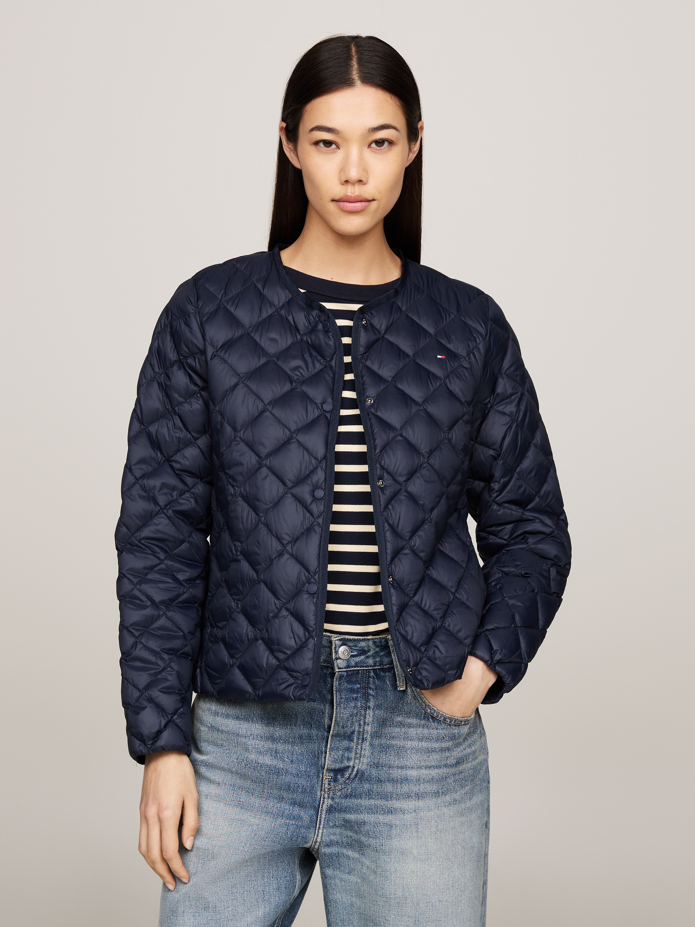 Tommy Hilfiger Steppjacke, mit Logostickerei günstig online kaufen