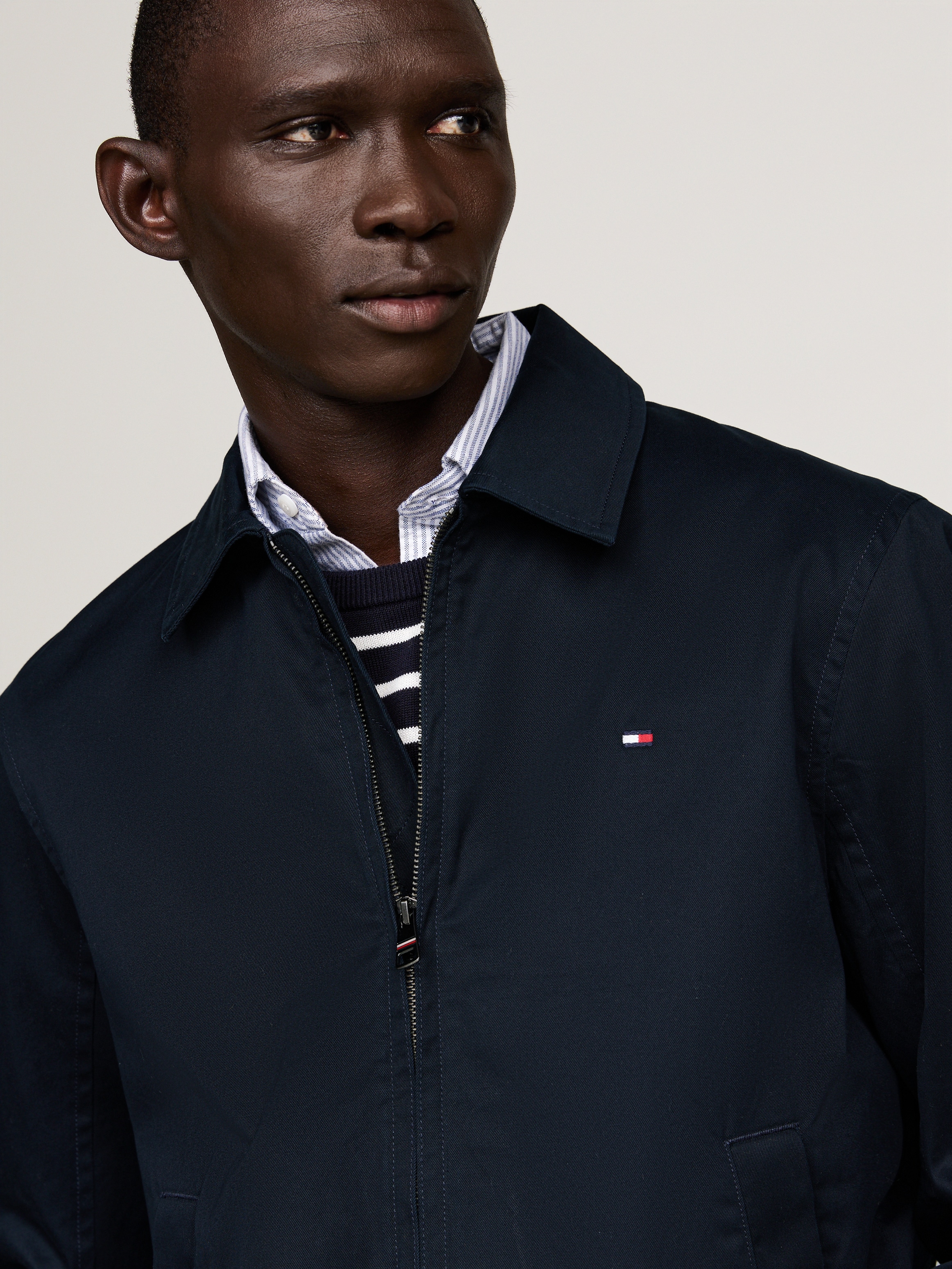 Tommy hilfiger cotton jacket discount