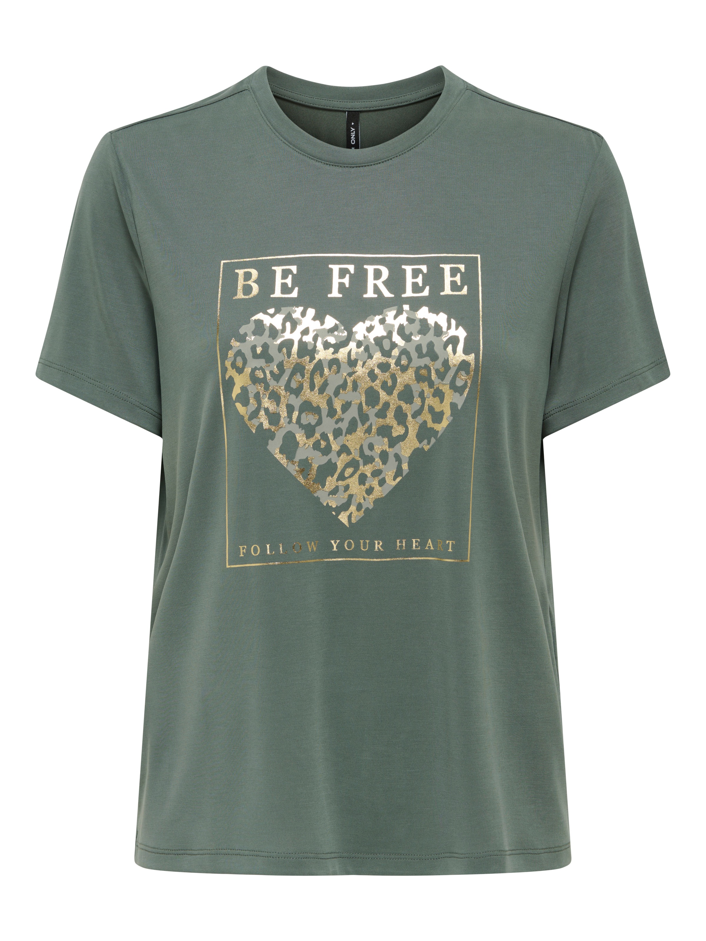 ONLY Kurzarmshirt "ONLFREE LIFE MODAL S/S ATELIER TOP JRS" Materialmix, Run günstig online kaufen