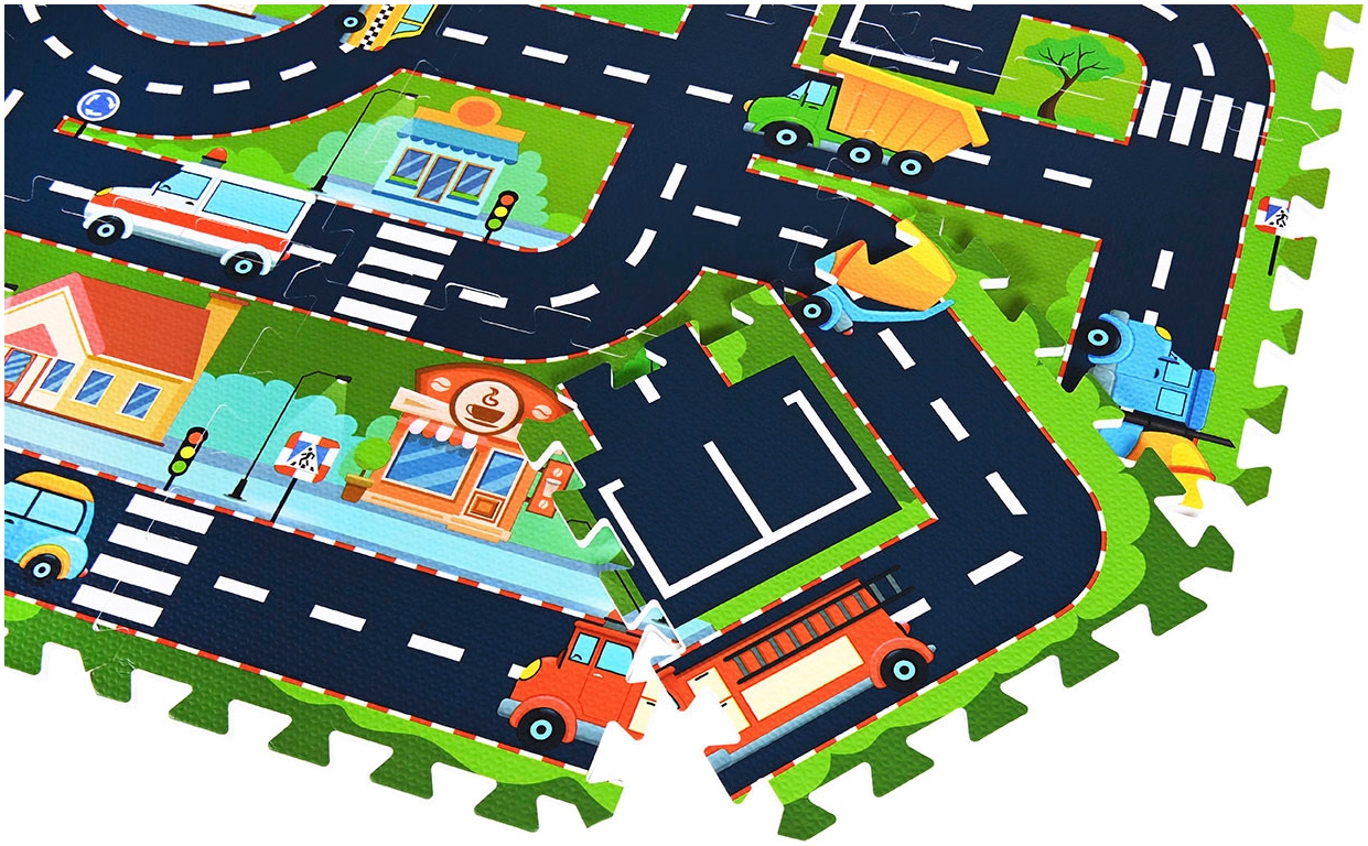 Knorrtoys® Puzzle »Straße«, Puzzlematte, Bodenpuzzle