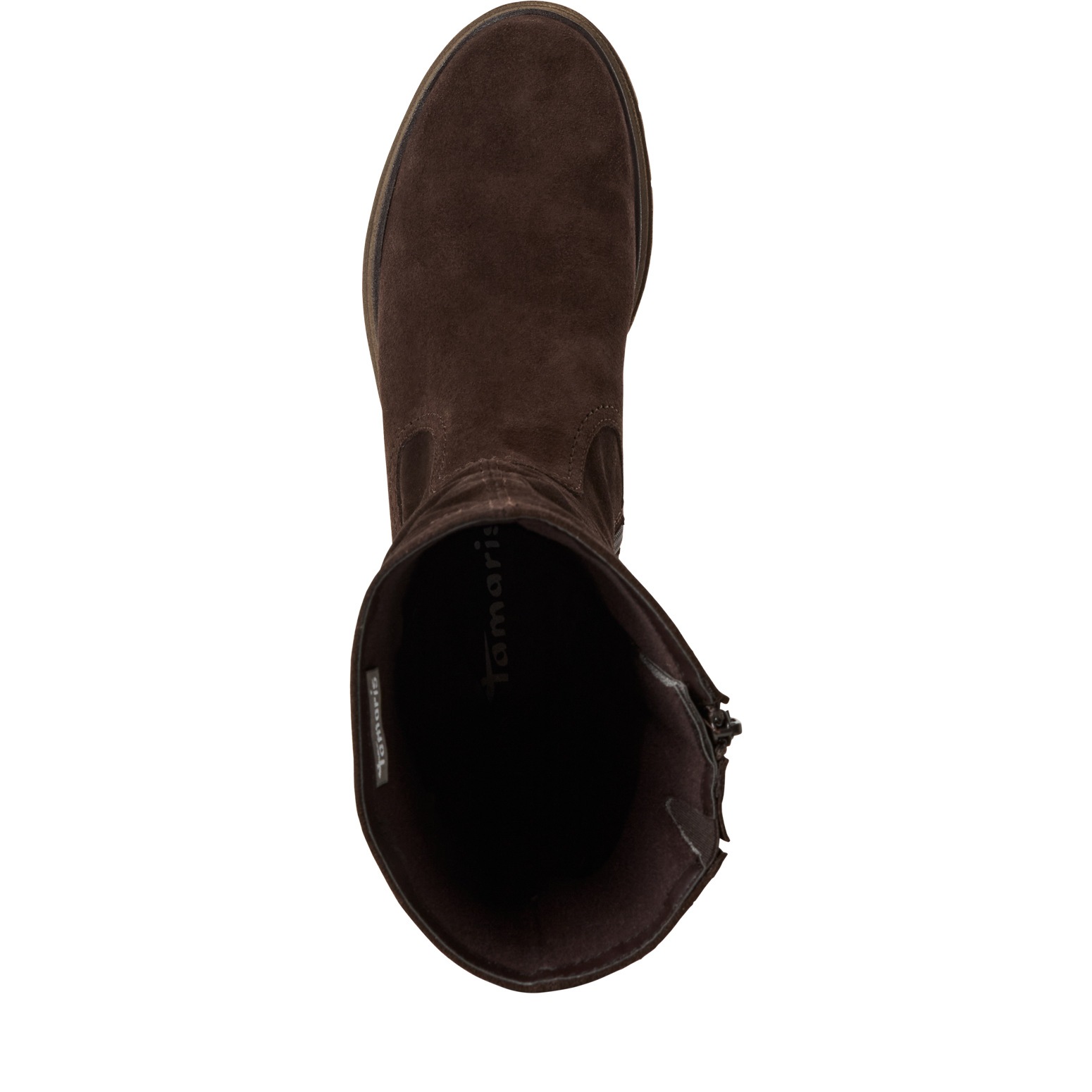 Tamaris Stiefel, Blockabsatz, Langschaftstiefel mit slouchy Falten am Schaft