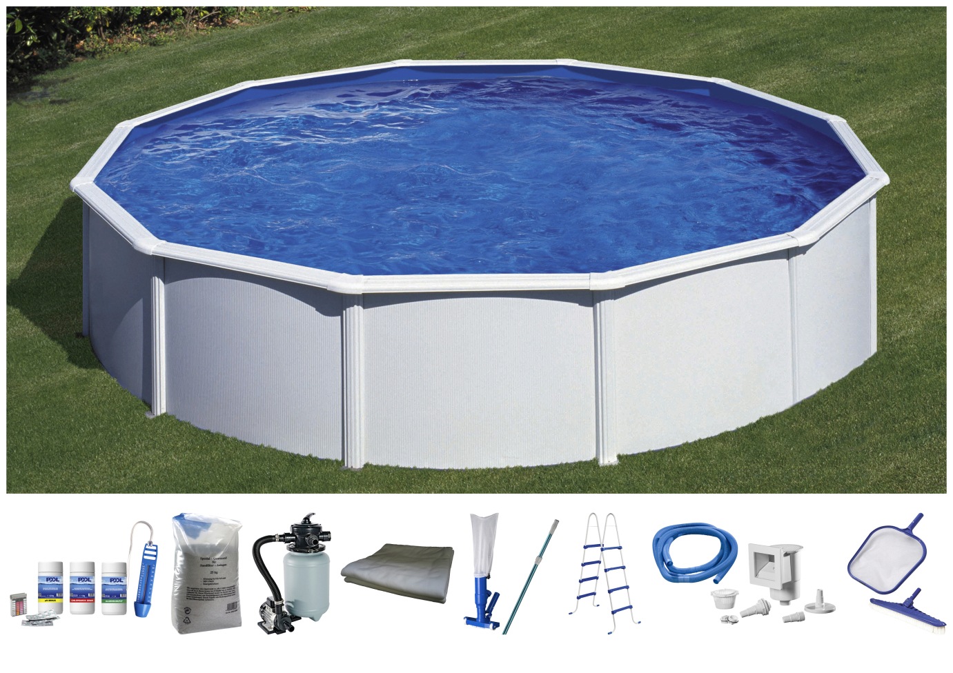 my POOL BWT Rundpool 10-tlg., mit breitem Handlauf, in versch. Größen günstig online kaufen