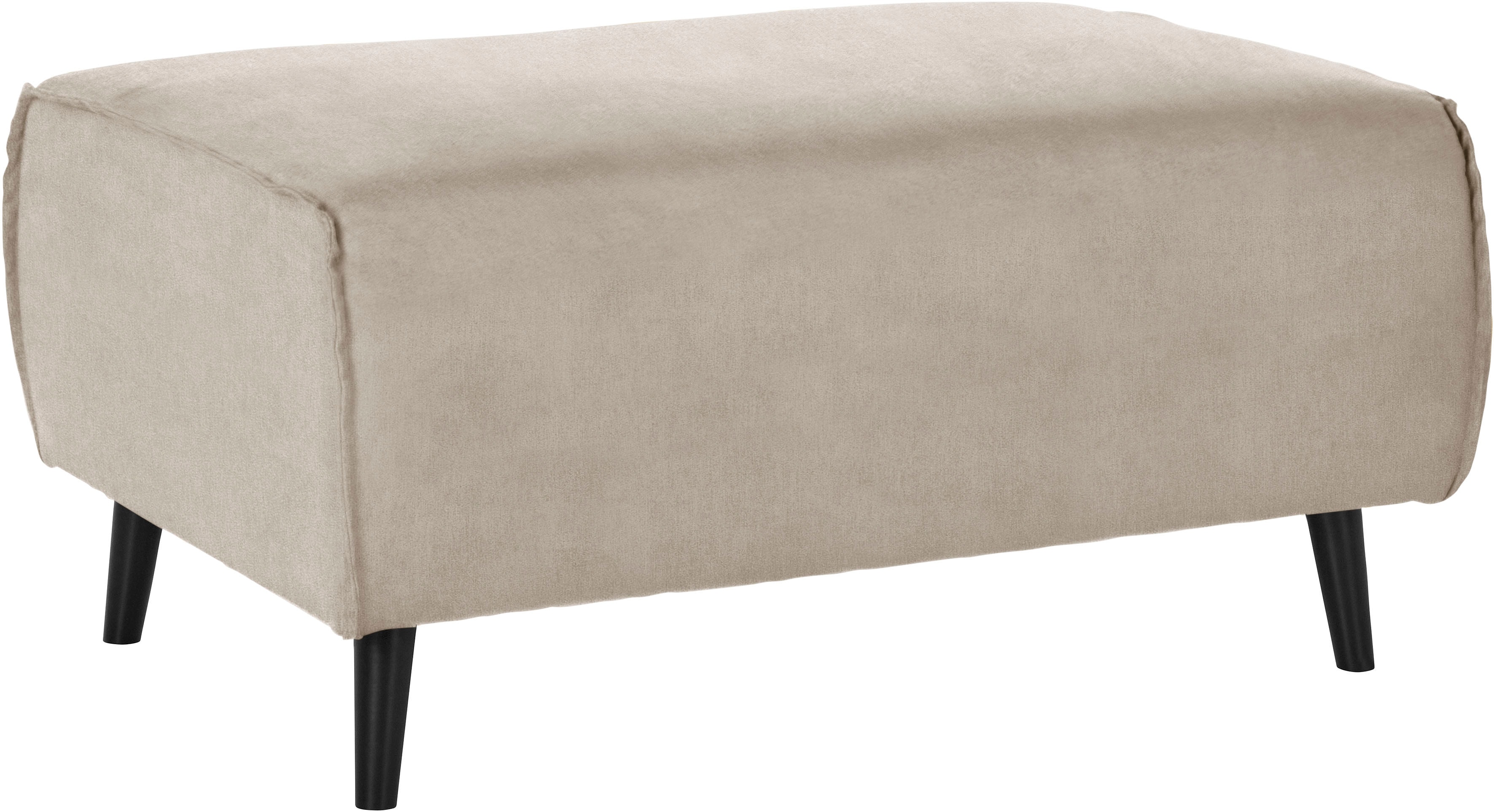 DOMO collection Hocker "Amora" mit Federkern, Fußhöhe passend für gängige Saugroboter