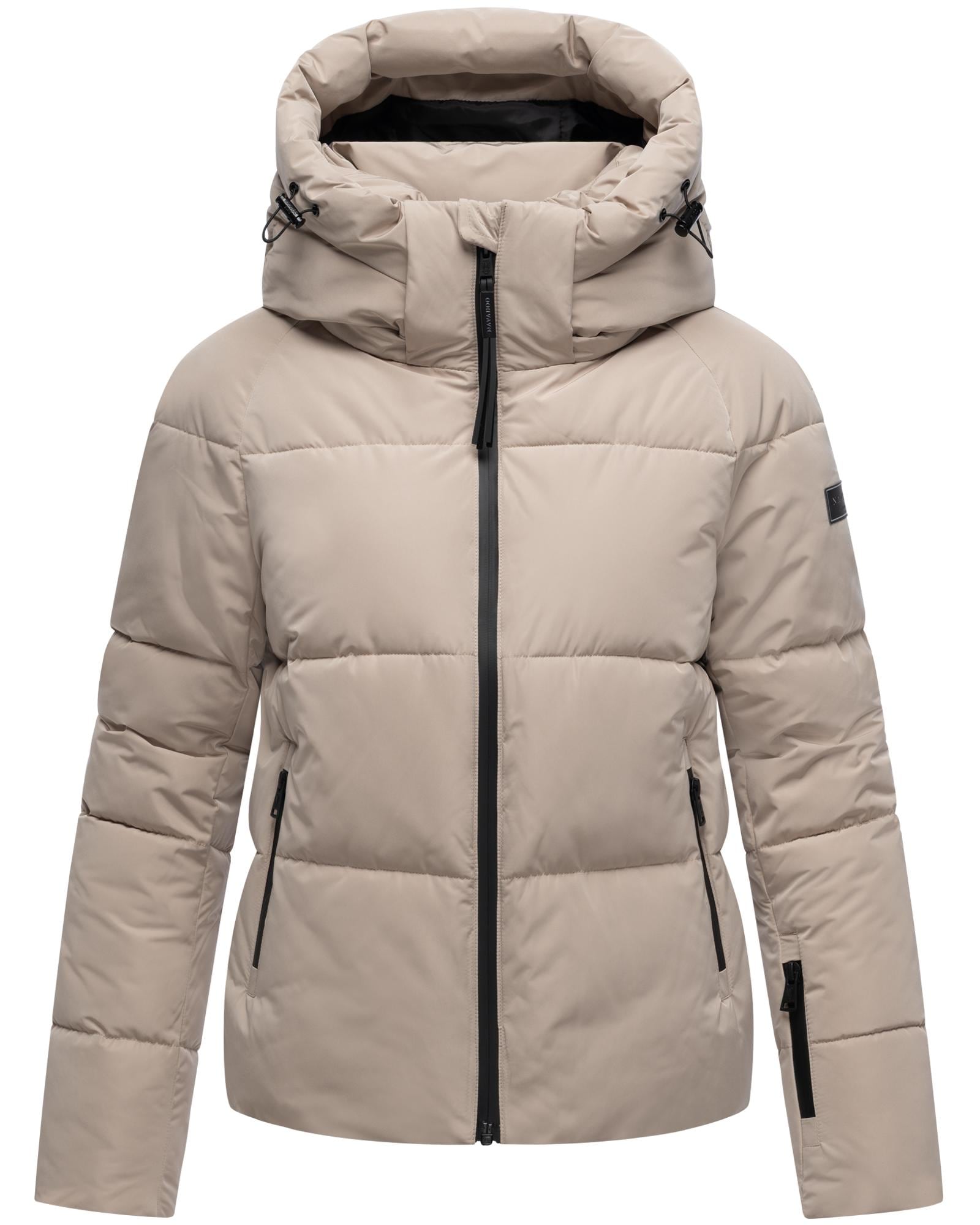 Navahoo Steppjacke »Frostherz XIV«, mit Kapuze, Kurze gesteppte Damen Winterjacke mit abnehmbarer Kapuze