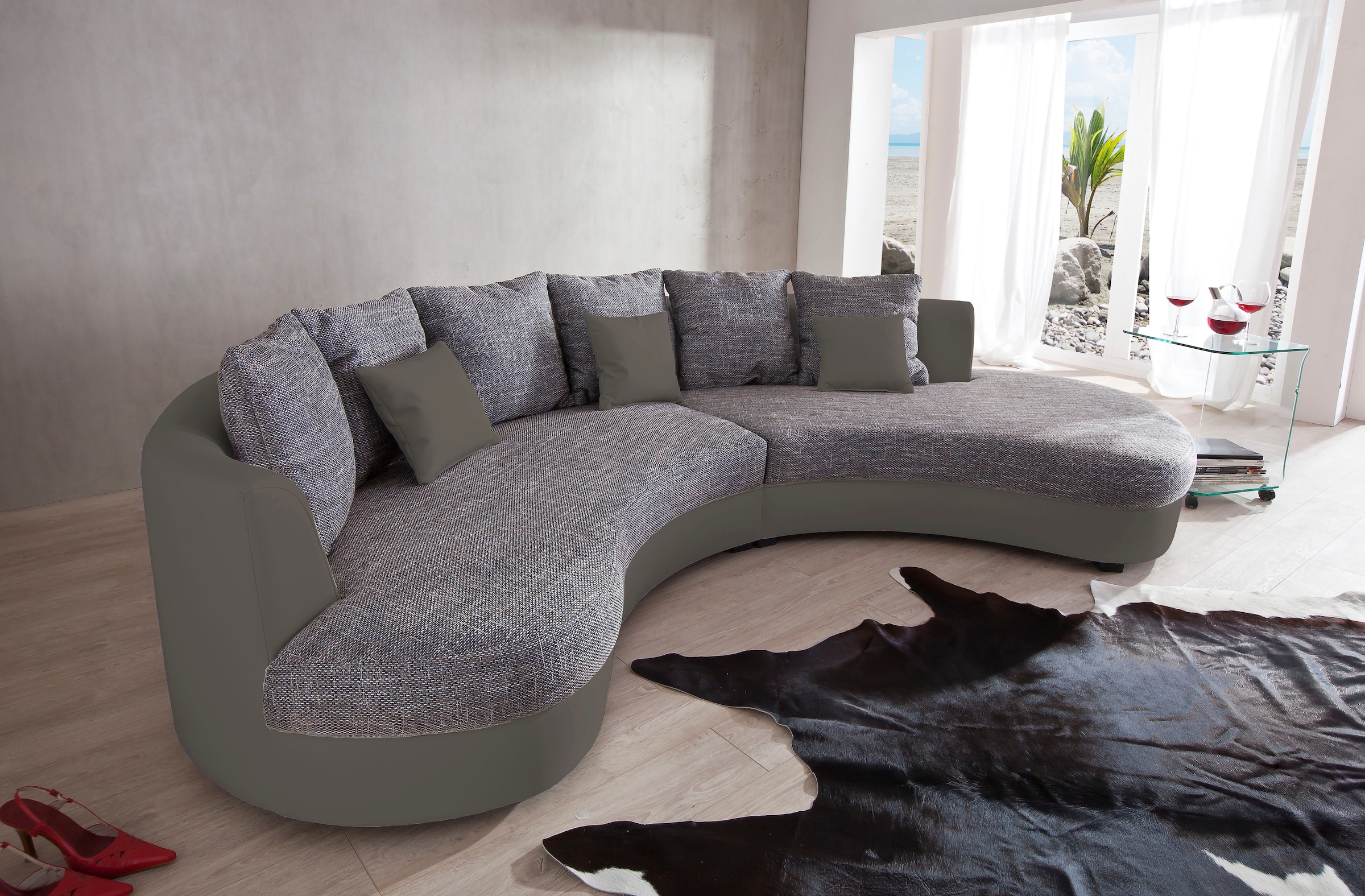 INOSIGN Ecksofa "Limoncello organische Formensprache, L-Form", ergonomische günstig online kaufen