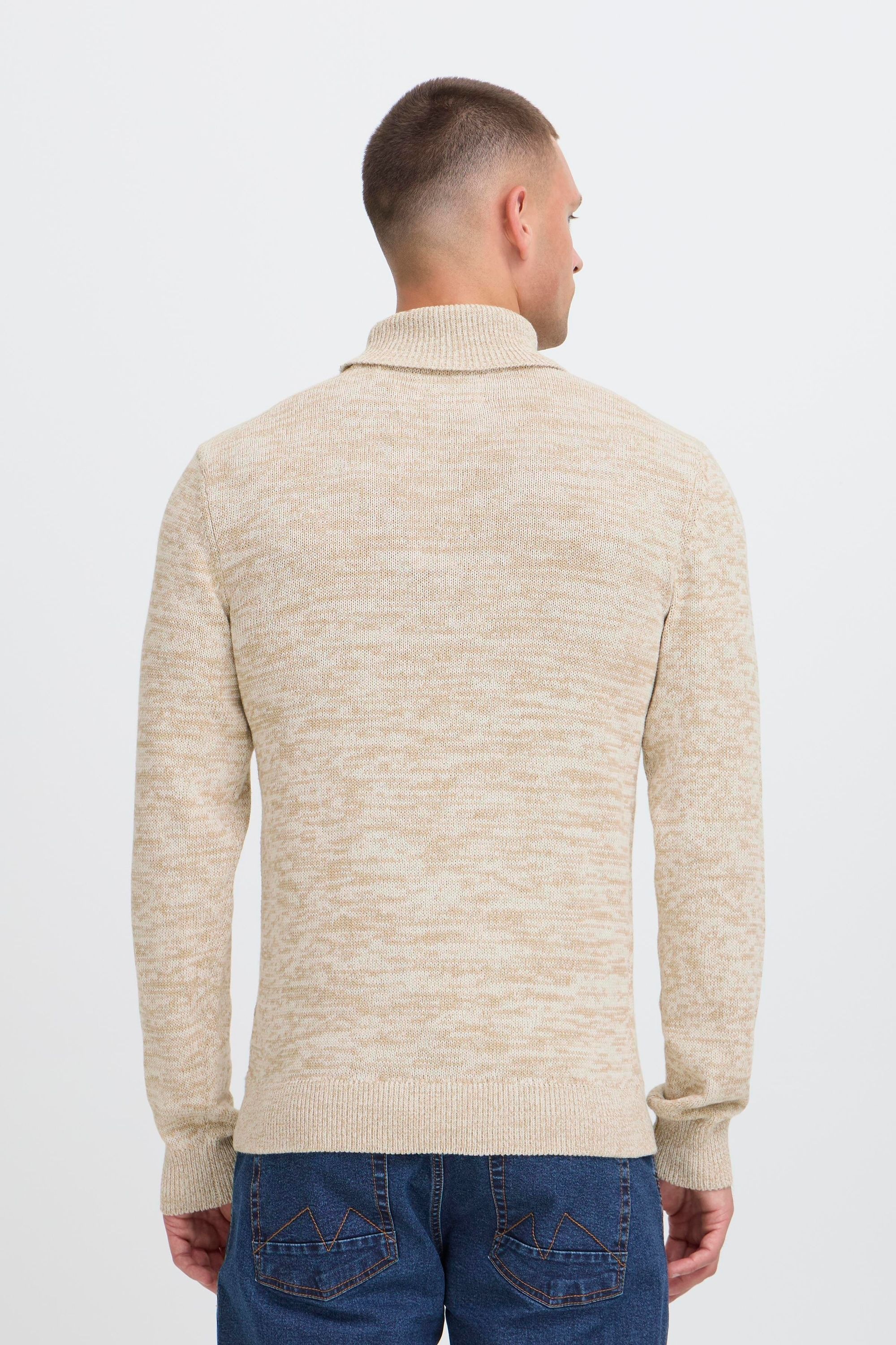BLEND BHDami Men's Turtleneck Sweater Bone White XXL 3