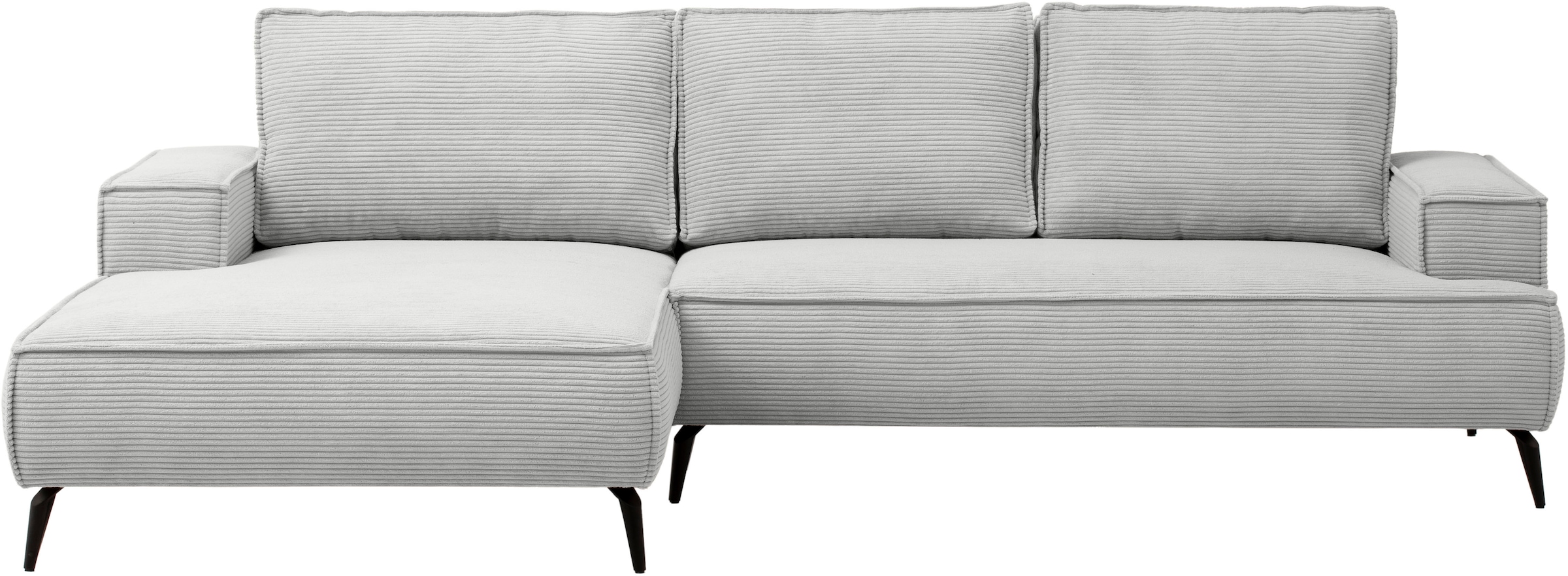 andas Sitzgruppe »TVINNU, Polsterecke L-Form, Schlaffunktion, mit Hocker«, (Set, 2 tlg.), stellbar zum Schlafsofa (Krokodilverbinder)