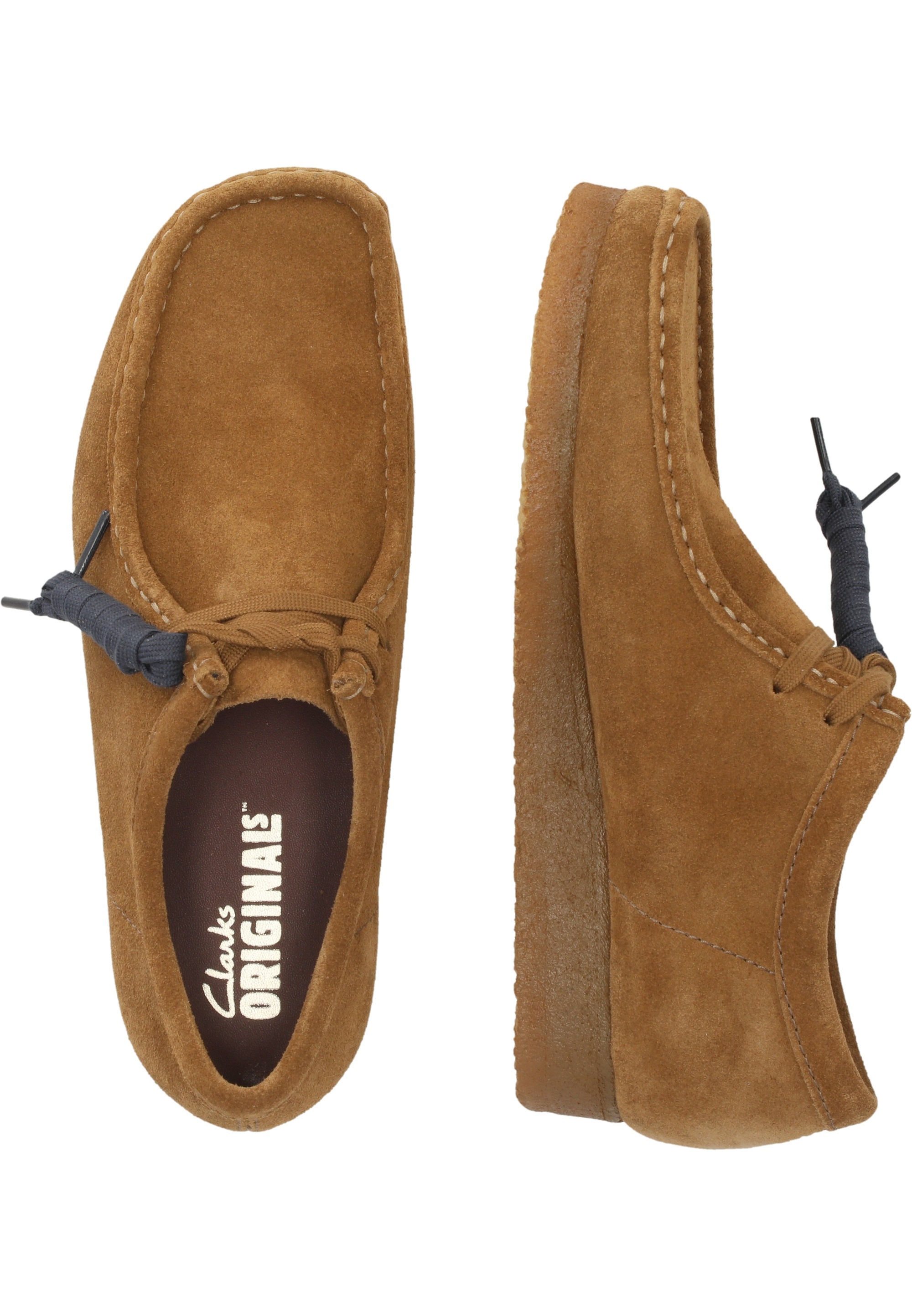 Clarks Mokassin »Wallabee Cola«  mit der unnachahmlichen Kreppsohle