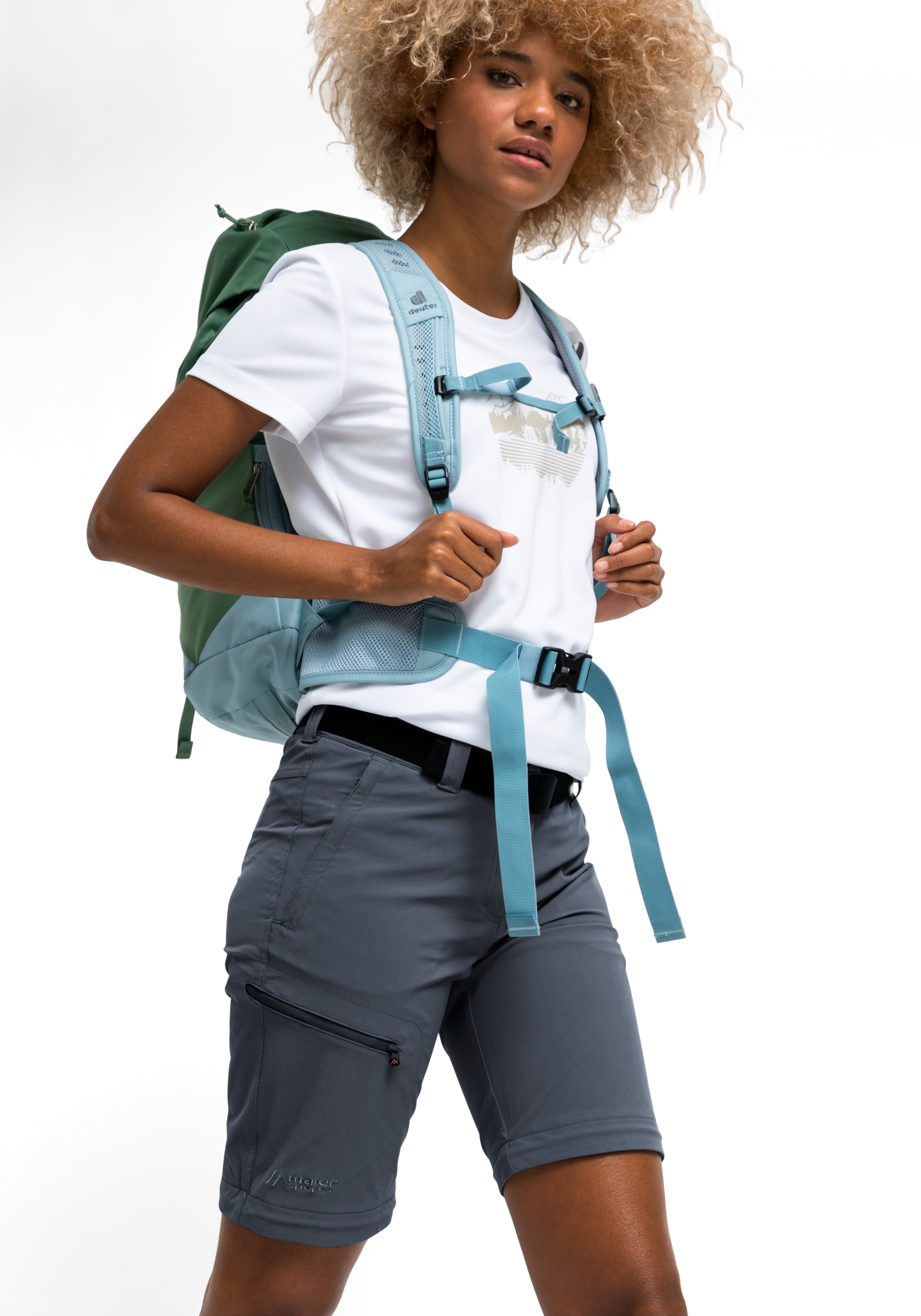 Maier Sports Funktionshose »Nata«, Damen Wanderhose, zipp-off Outdoor-Hose, 3 Taschen, Regular Fit