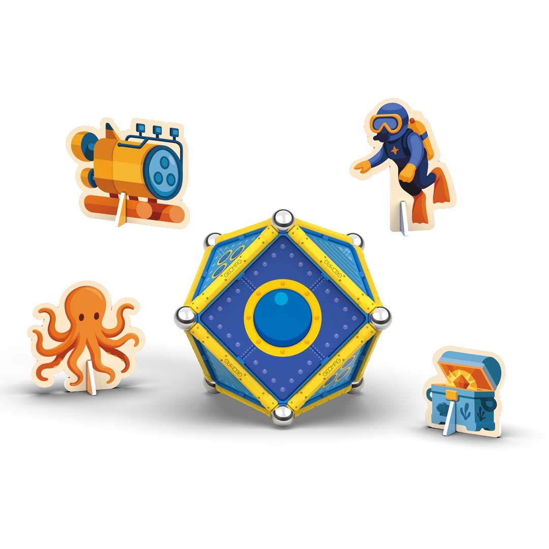 Geomag™ Magnetspielbausteine »Magnetic Stories Ocean Discovery (501)«