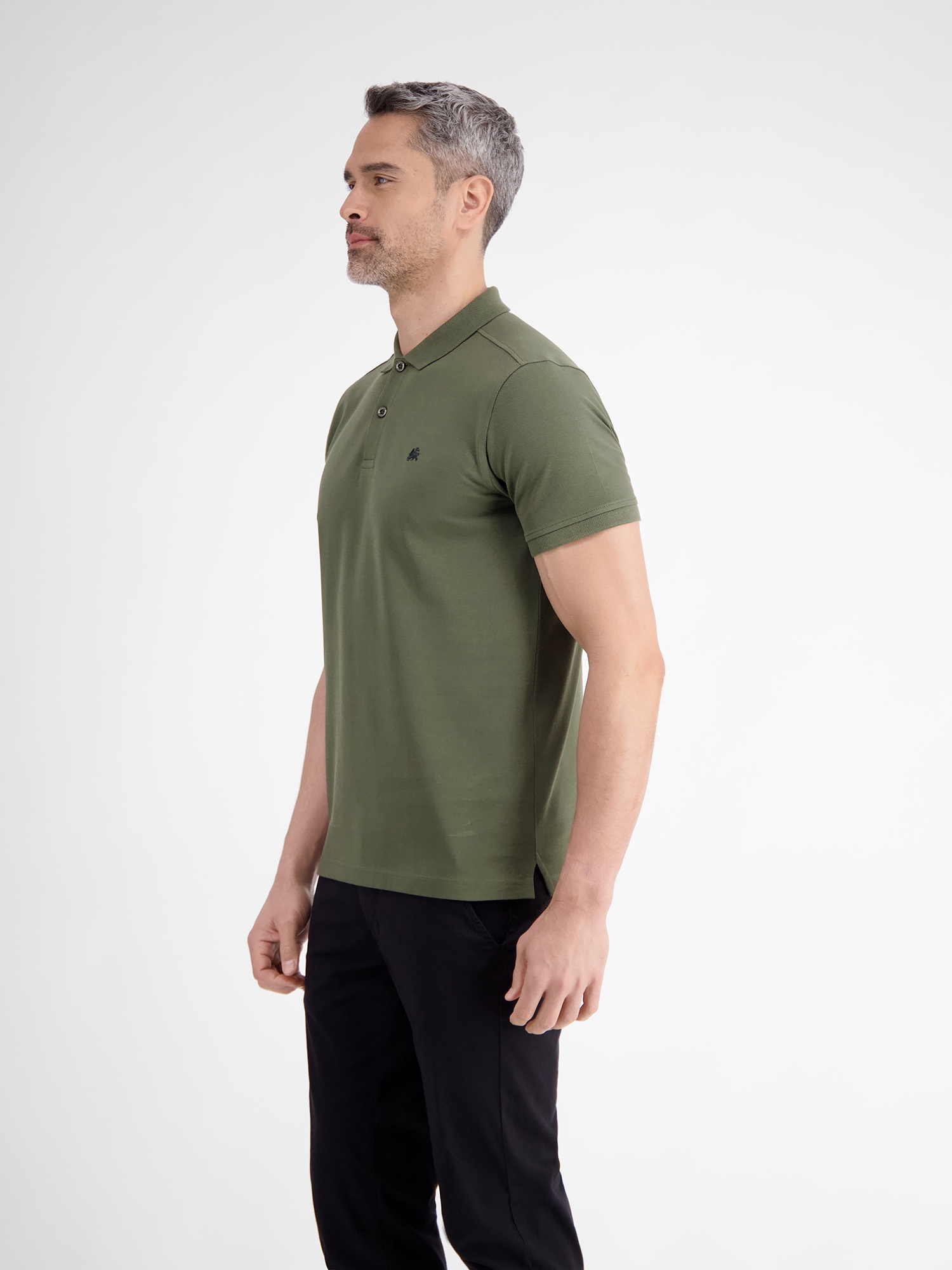 LERROS Poloshirt »LERROS Basic Poloshirt für Herren, unifarben«