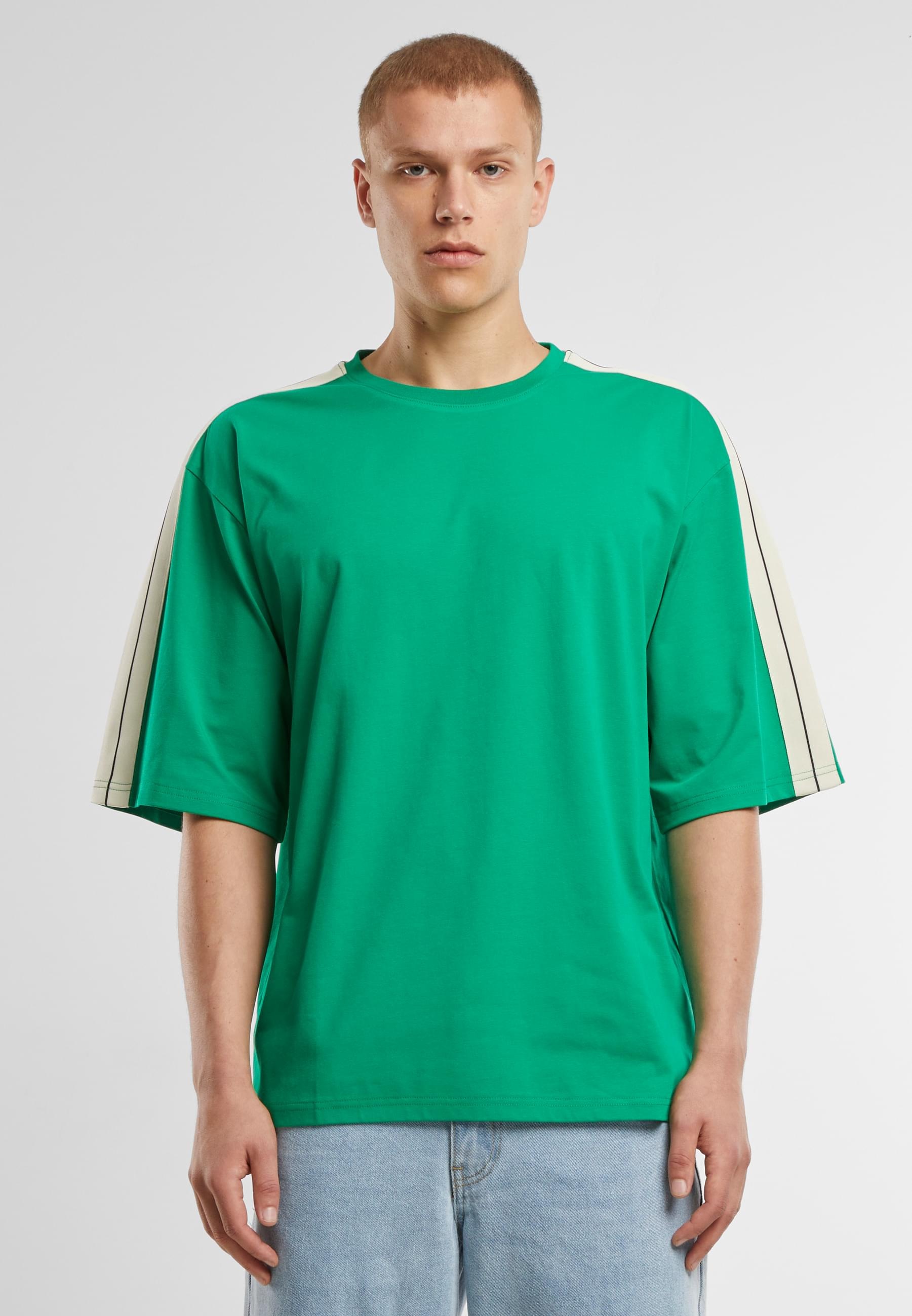 URBAN CLASSICS T-Shirt »Urban Classics Tennis Core Tee«, (1 tlg.)