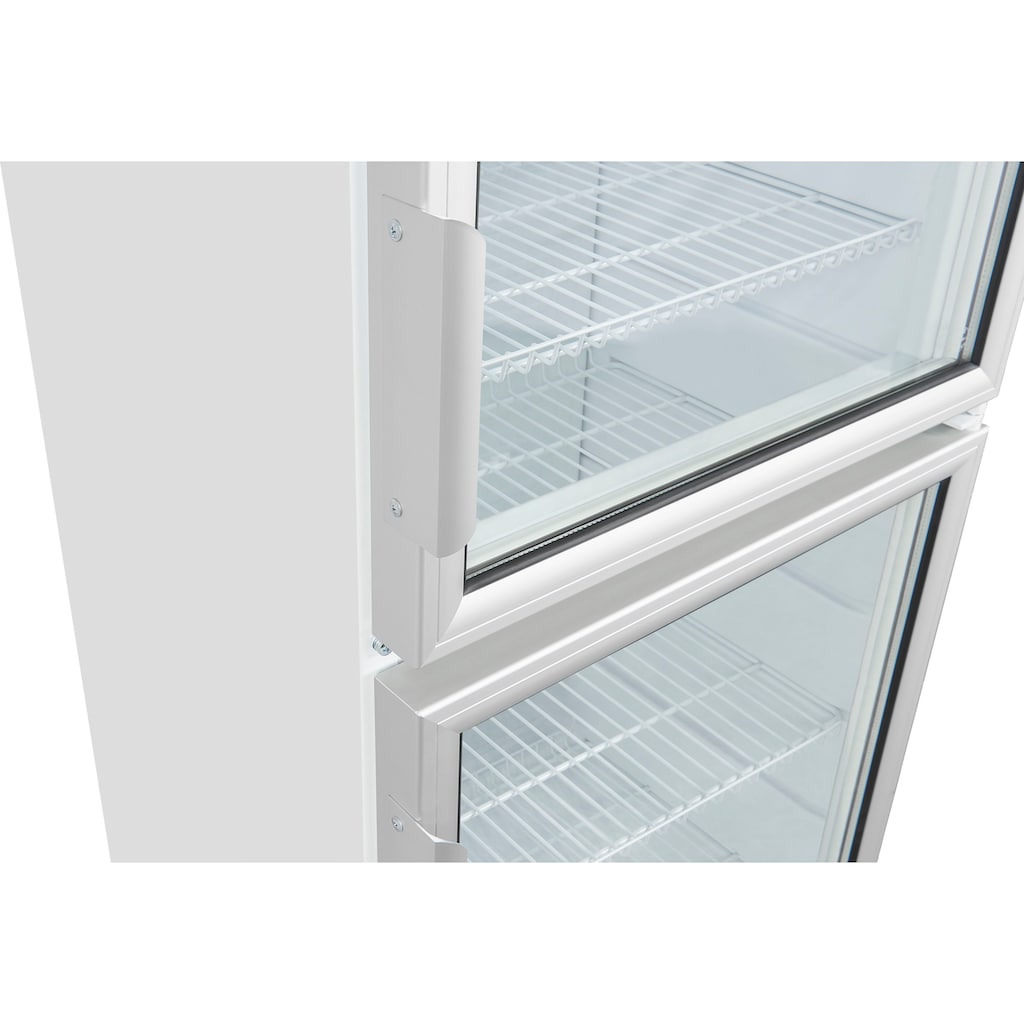 exquisit Getränkekühlschrank »GKS350-2-GT-280D weiss«, GKS350-2-GT-280D weiss, 173 cm hoch, 60 cm breit